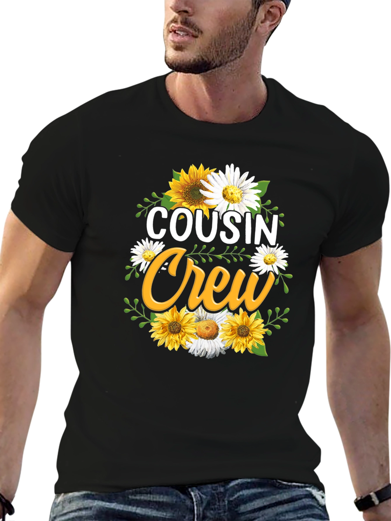Cousin Crew Sunflower Graphic Tee