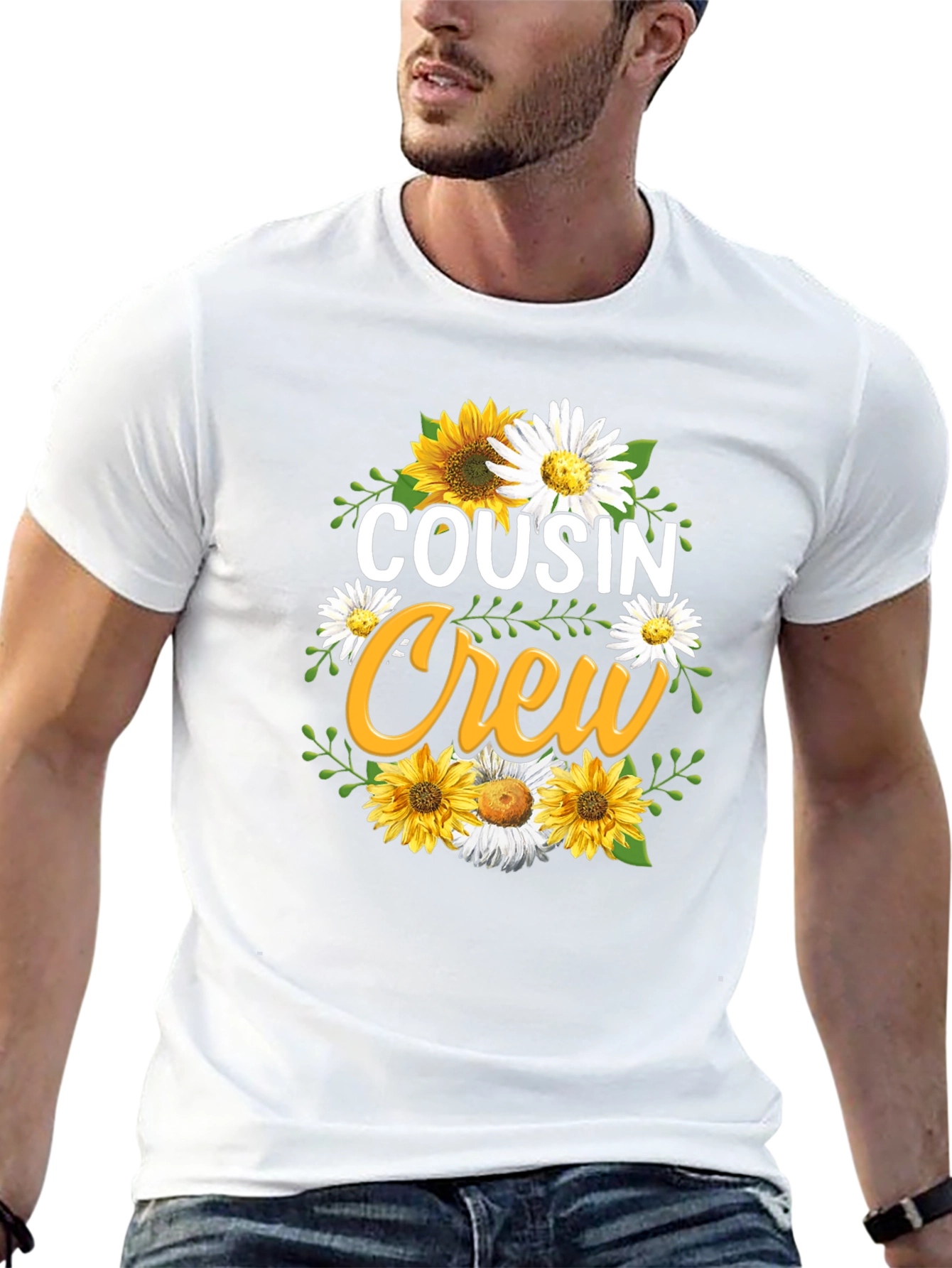 Cousin Crew Sunflower Graphic Tee