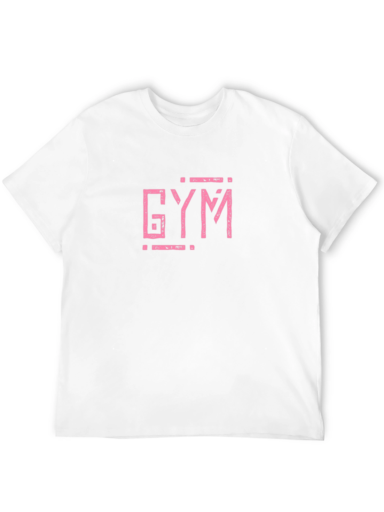 Gym Graphic T-Shirt - Black Cotton Blend