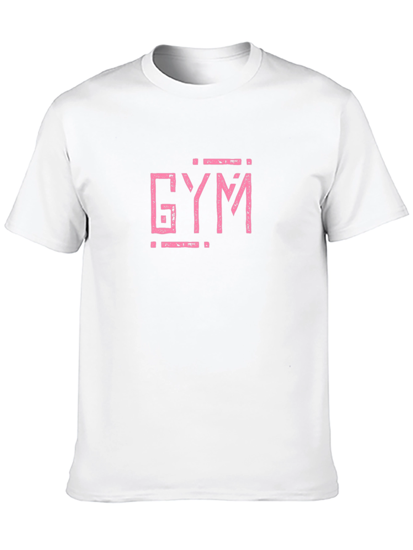 Gym Graphic T-Shirt - Black Cotton Blend