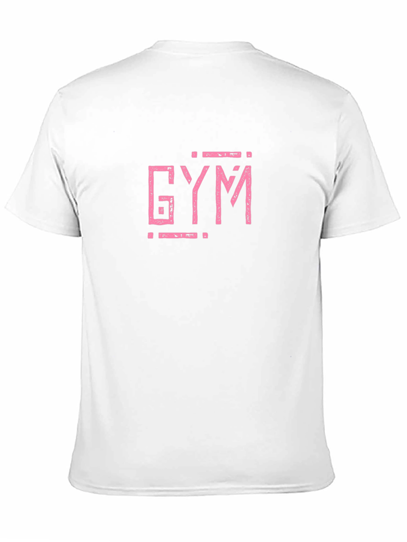 Gym Graphic T-Shirt - Black Cotton Blend