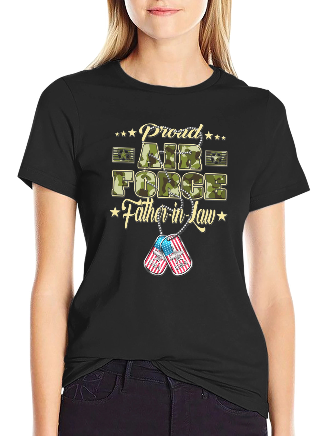 Proud Air Force Father-in-Law T-Shirt