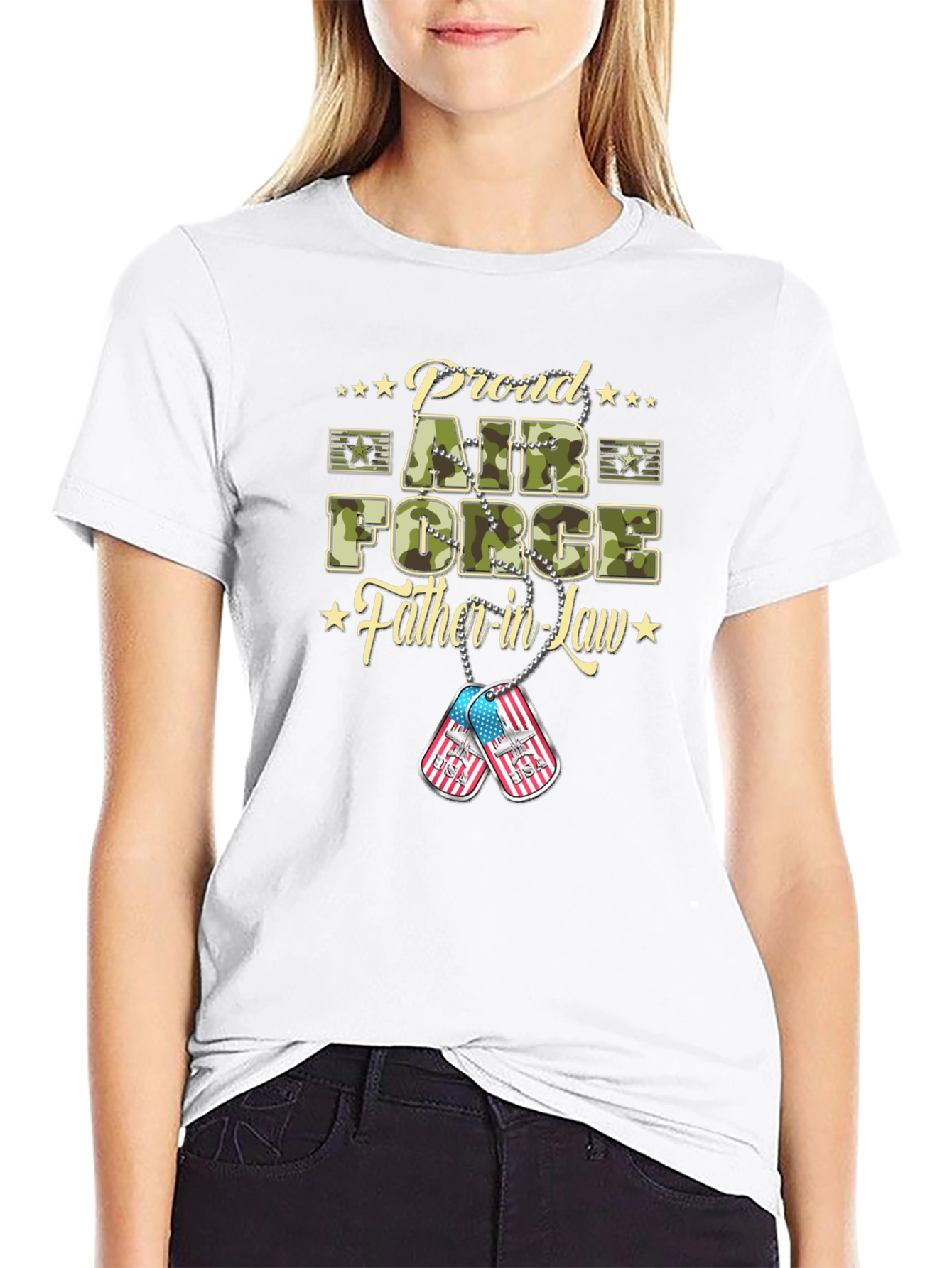 Proud Air Force Father-in-Law T-Shirt
