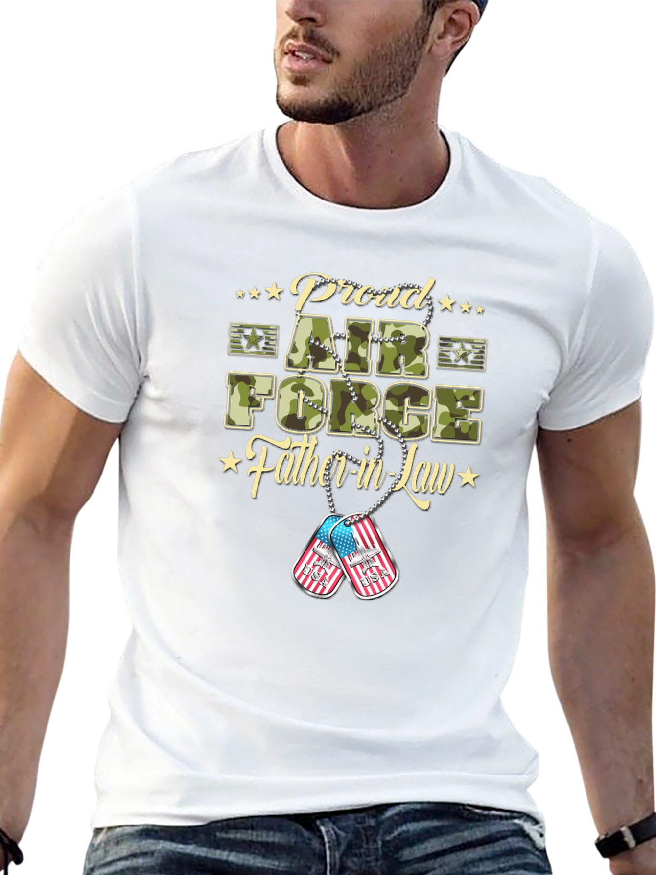 Proud Air Force Father-in-Law T-Shirt