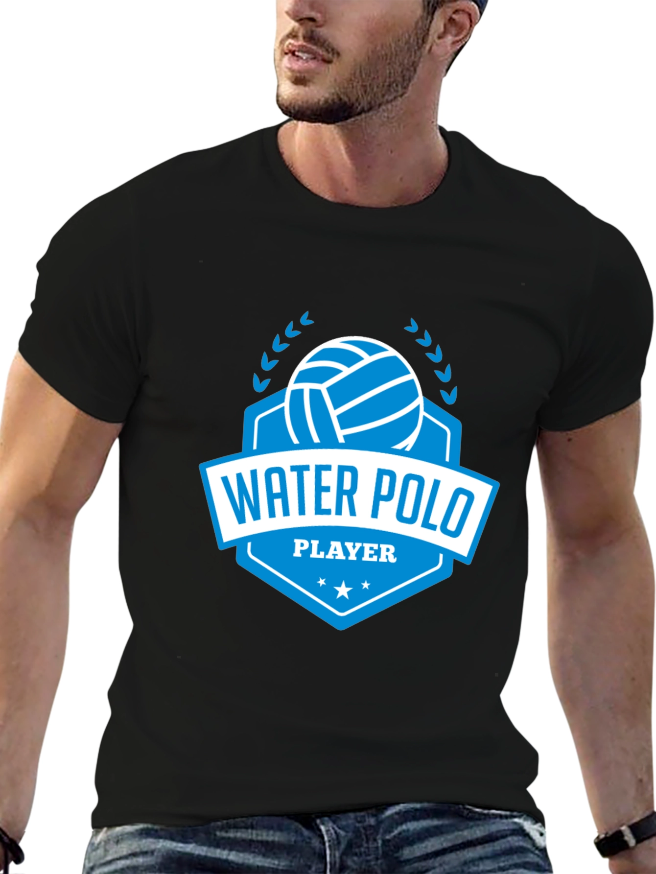 Water Polo Player Graphic T-Shirt - Sports Tee