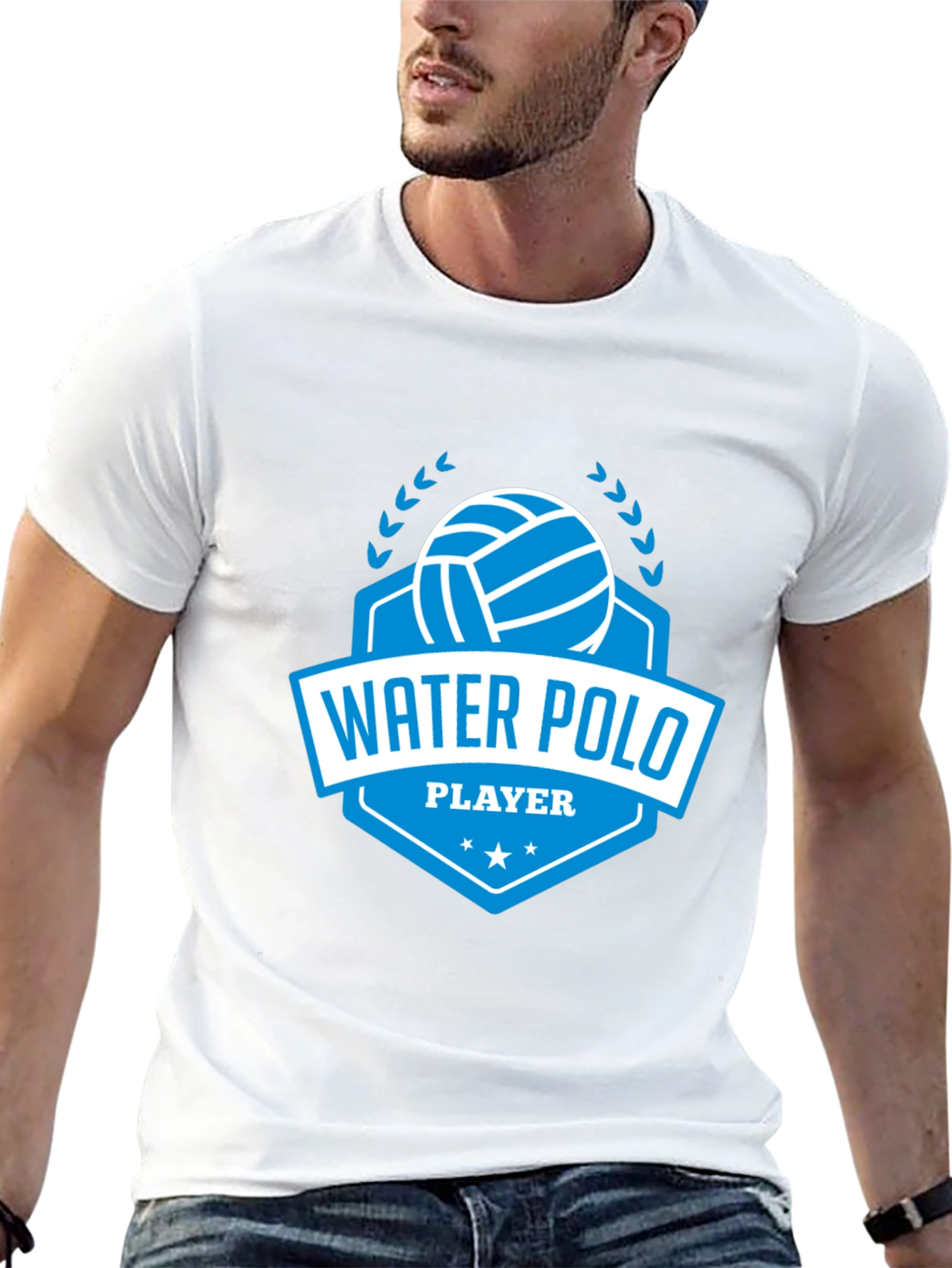 Water Polo Player Graphic T-Shirt - Sports Tee