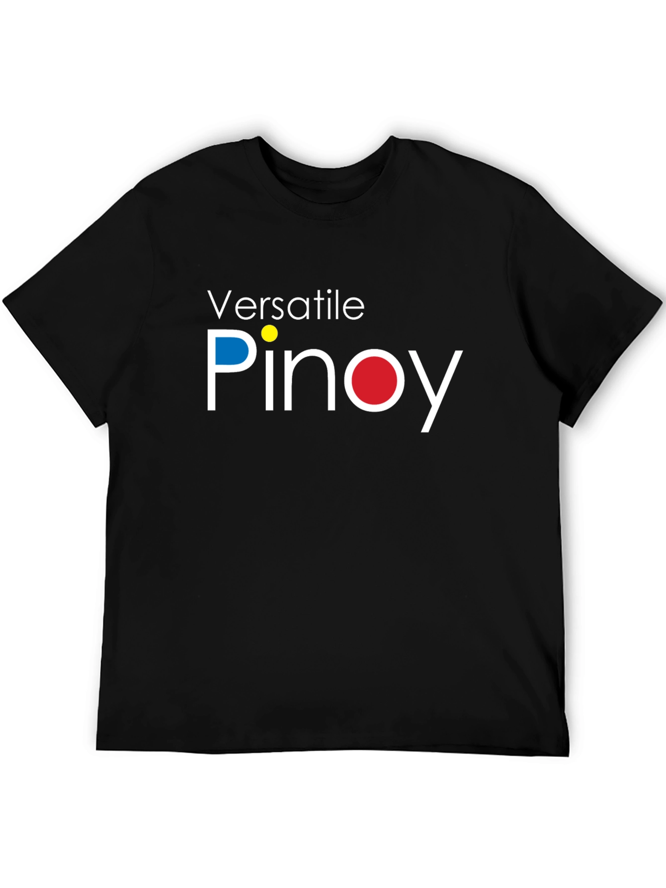 Versatile Pinoy Graphic Tee - Black T-Shirt
