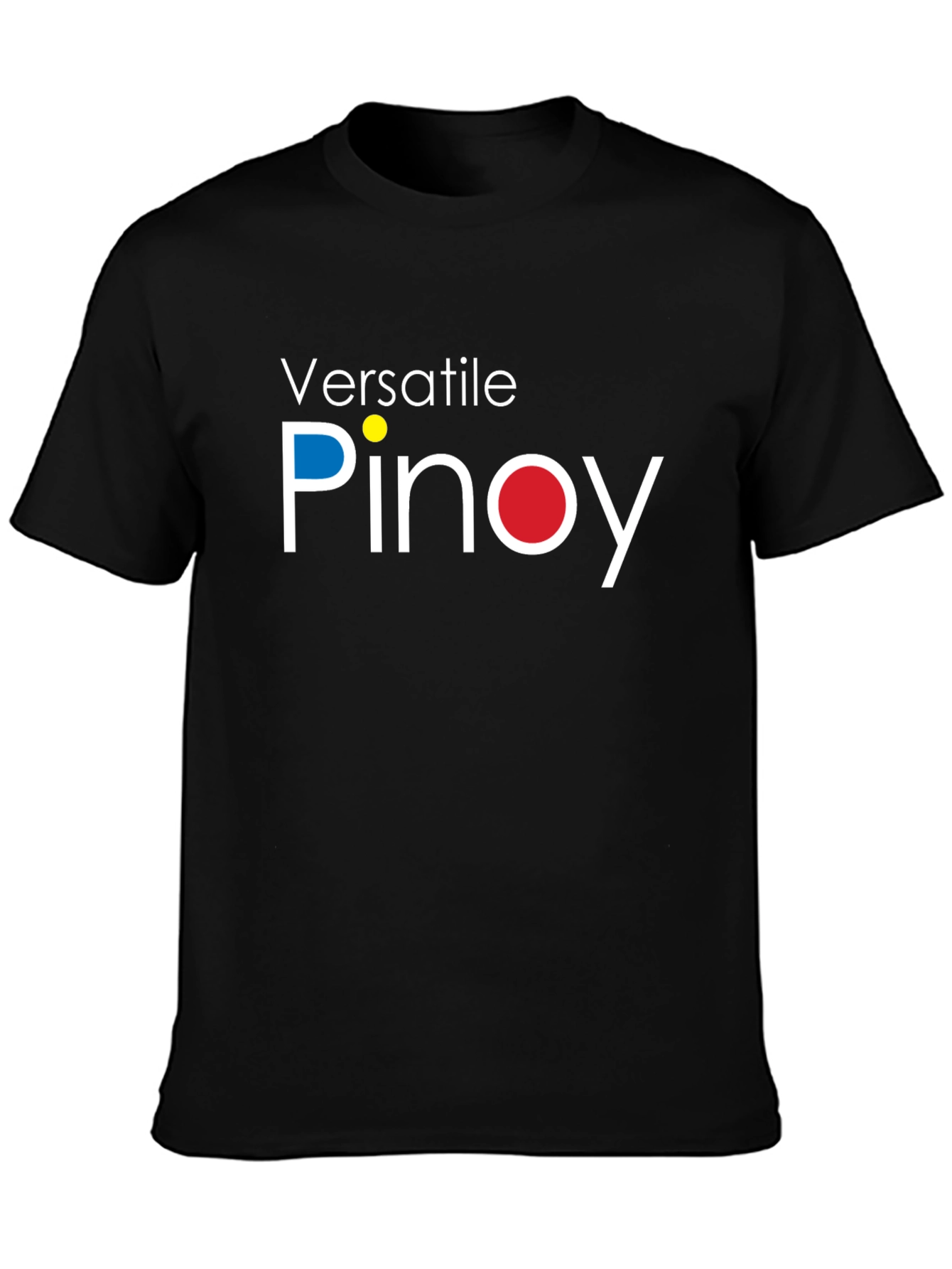 Versatile Pinoy Graphic Tee - Black T-Shirt