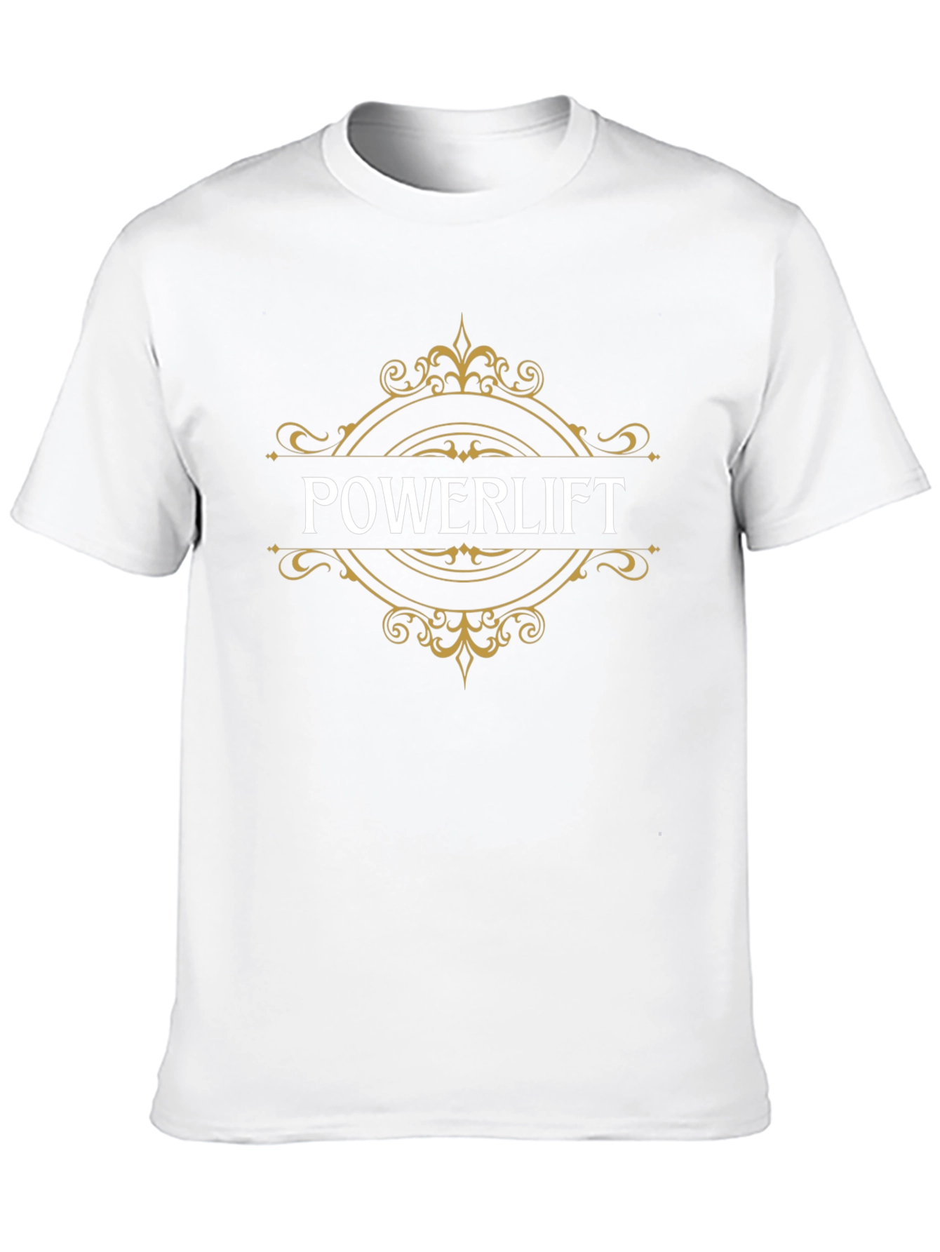 Powerlift Graphic Tee - Black Cotton T-Shirt