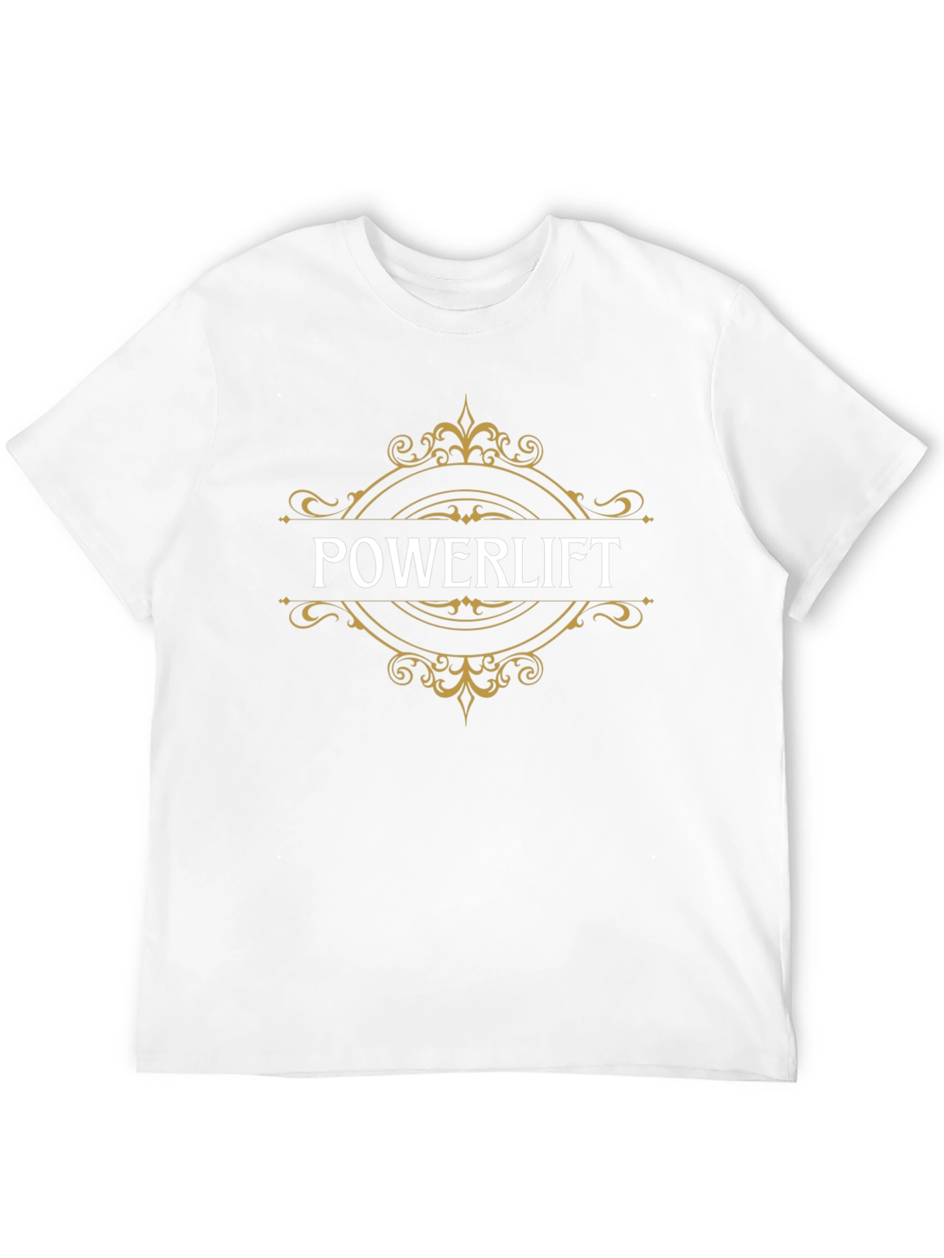 Powerlift Graphic Tee - Black Cotton T-Shirt