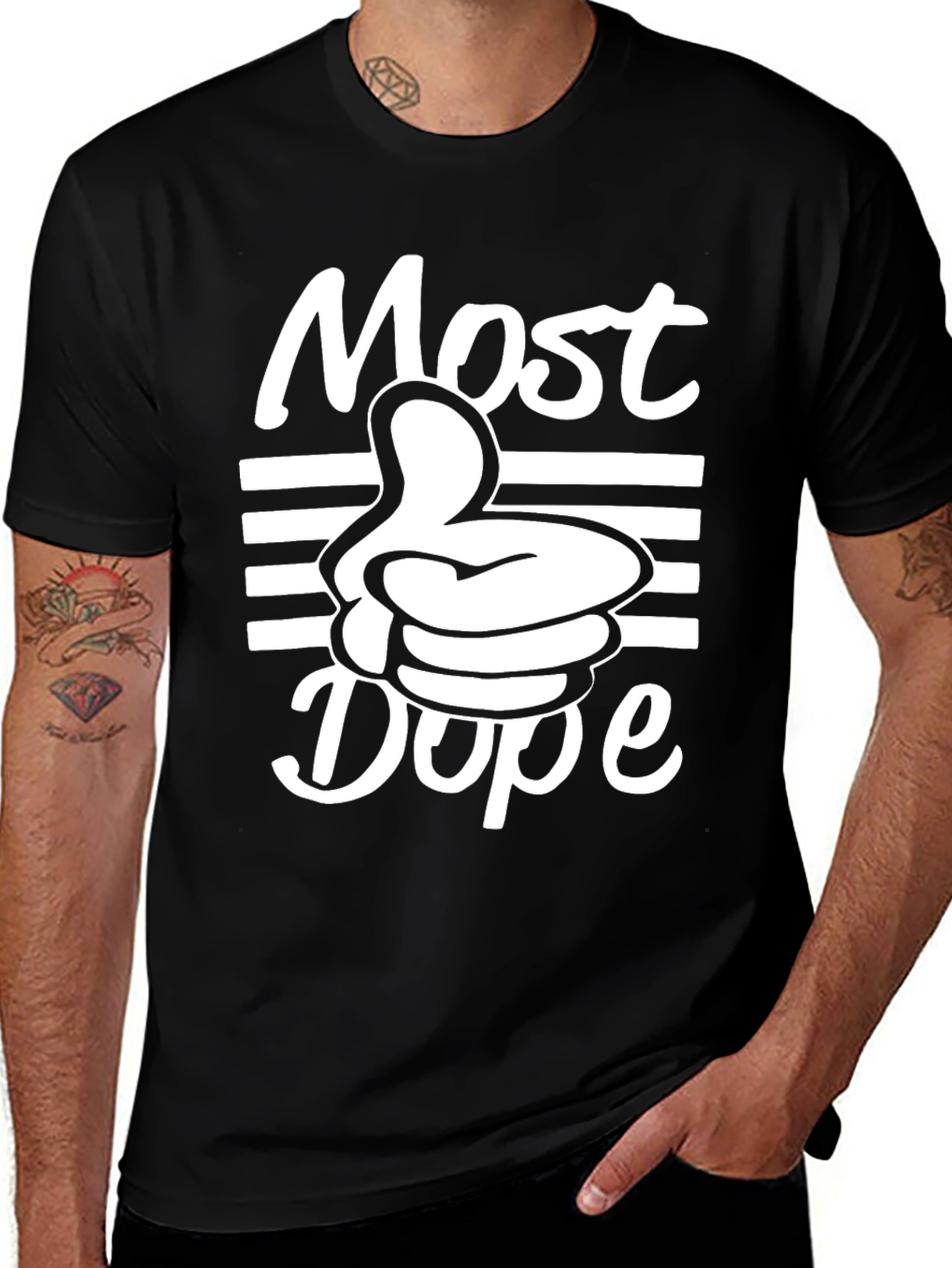 Most Dope Graphic T-Shirt - Cool Design