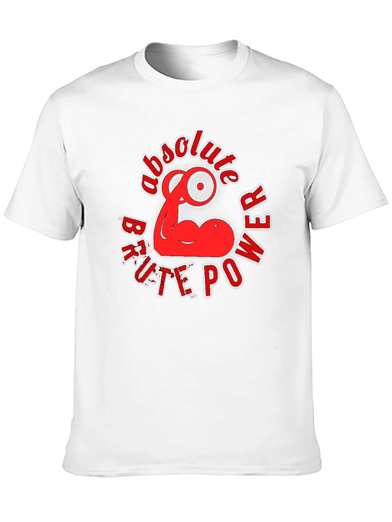 Absolute Power T-Shirt - Black Red Graphic Design