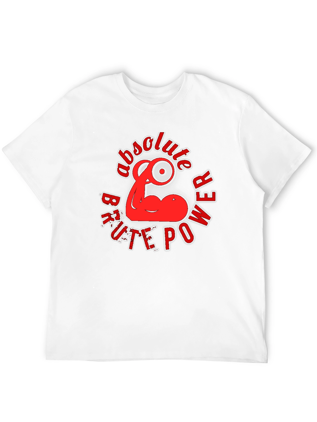 Absolute Power T-Shirt - Black Red Graphic Design