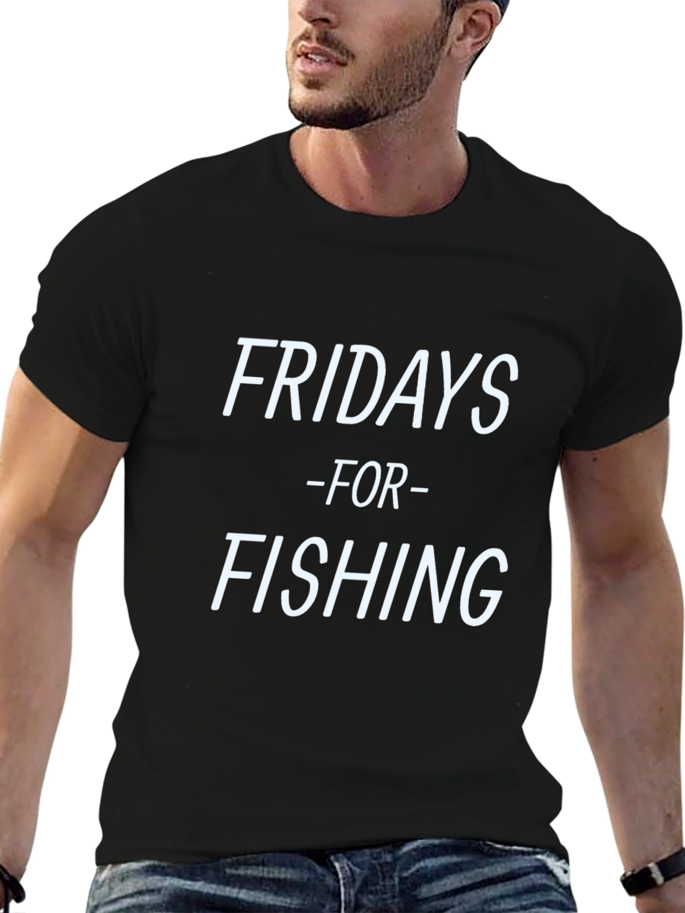 Fridays for Fishing Graphic T-Shirt