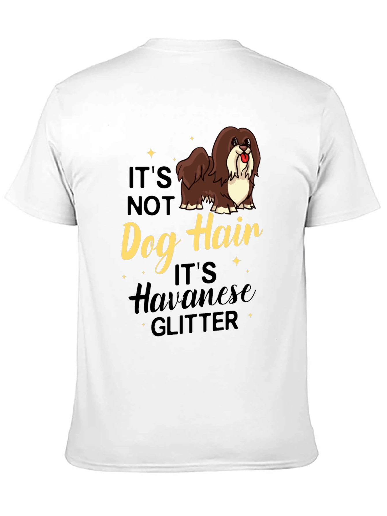 Havanese Glitter T-Shirt - Dog Lover Tee