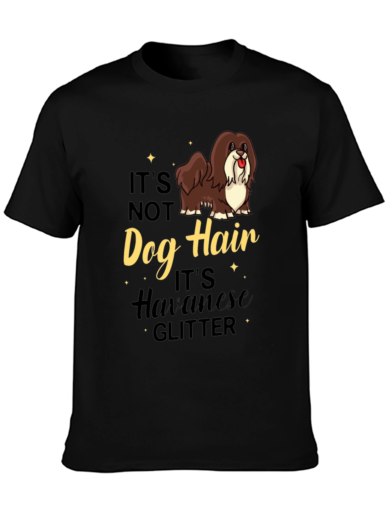 Havanese Glitter T-Shirt - Dog Lover Tee