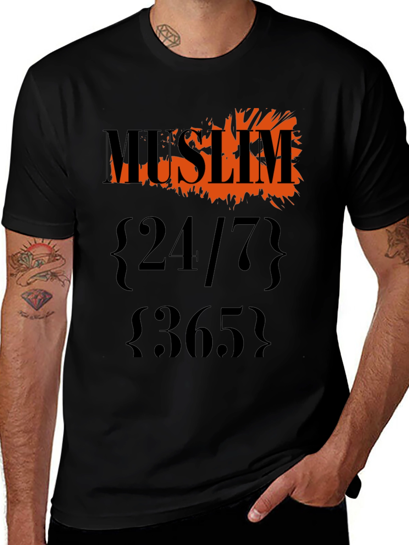 Muslim 24/7 365 Graphic T-Shirt