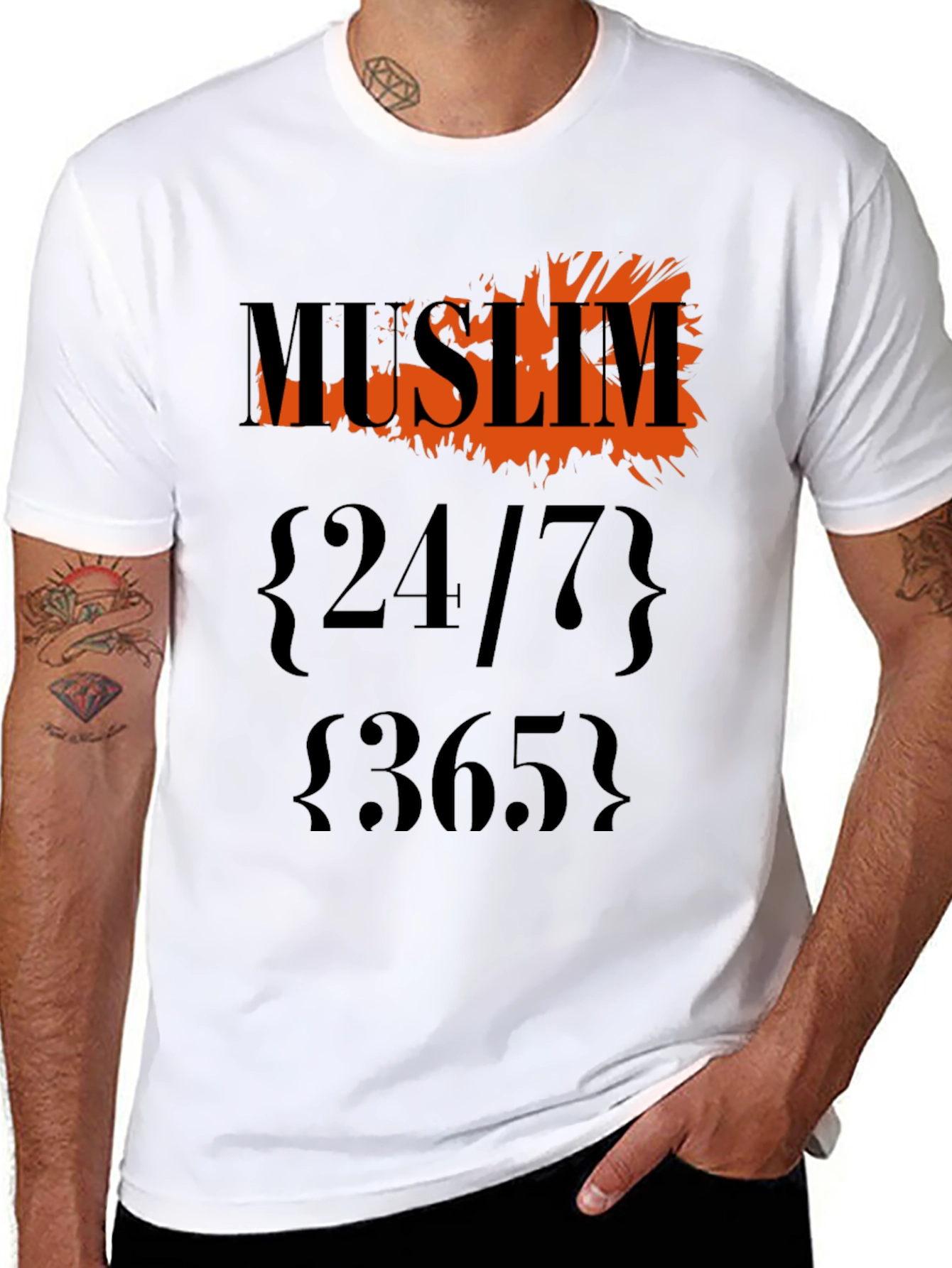 Muslim 24/7 365 Graphic T-Shirt