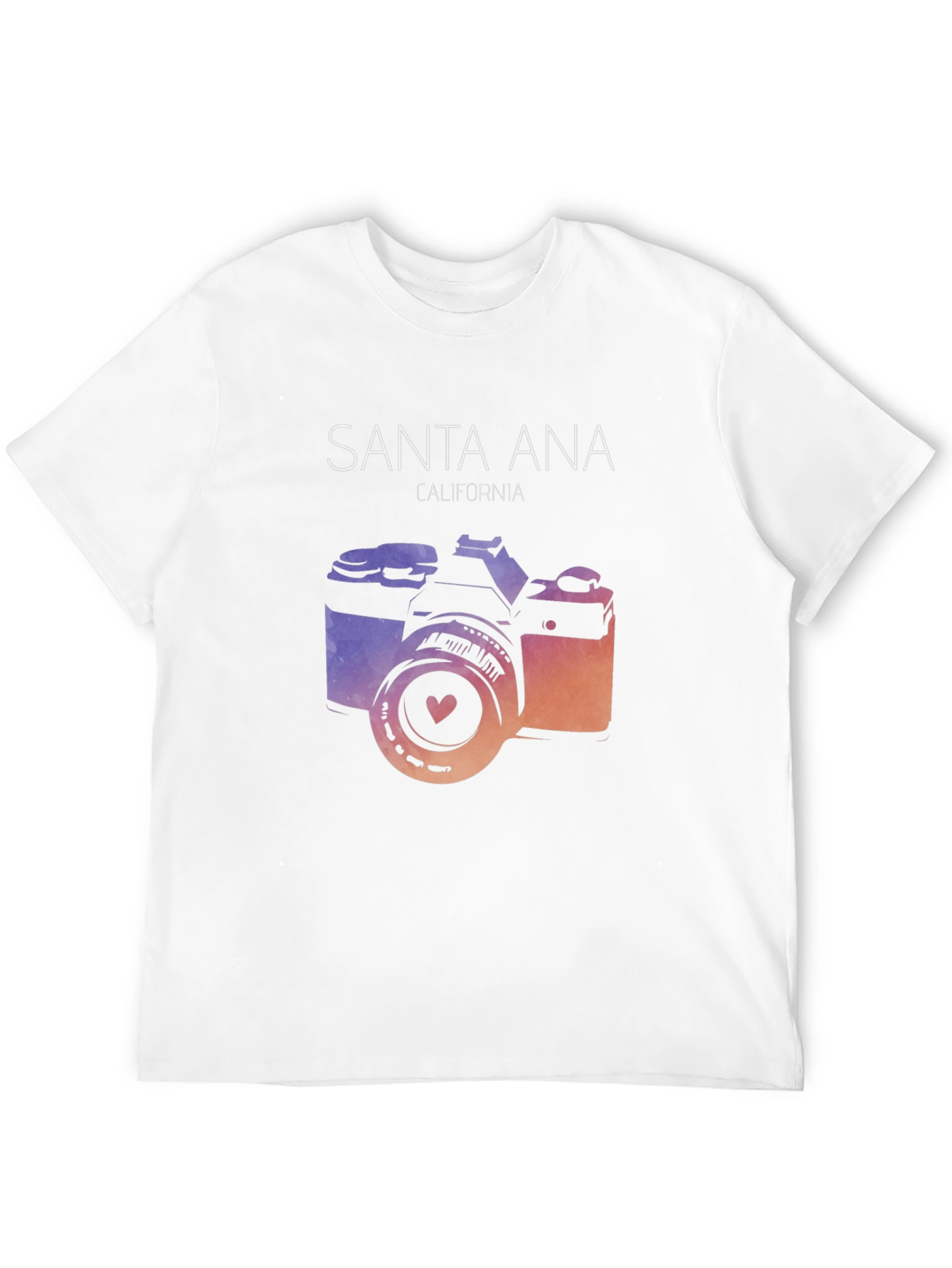 Santa Ana California Camera Graphic Tee