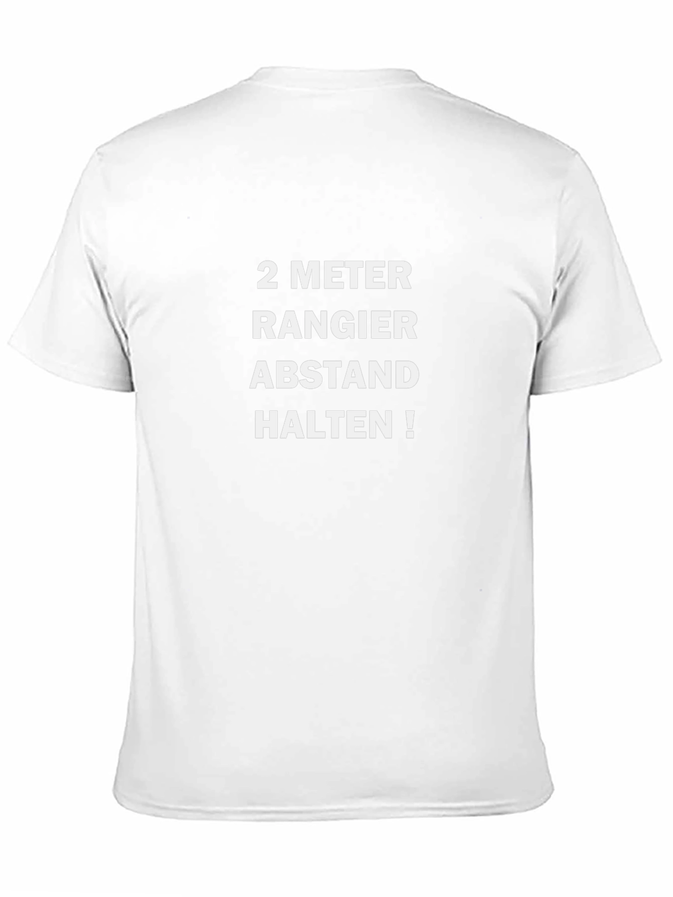 Social Distancing T-Shirt - German - 2 Meter