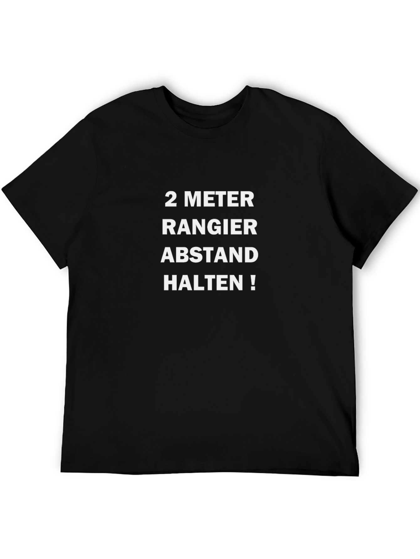 Social Distancing T-Shirt - German - 2 Meter
