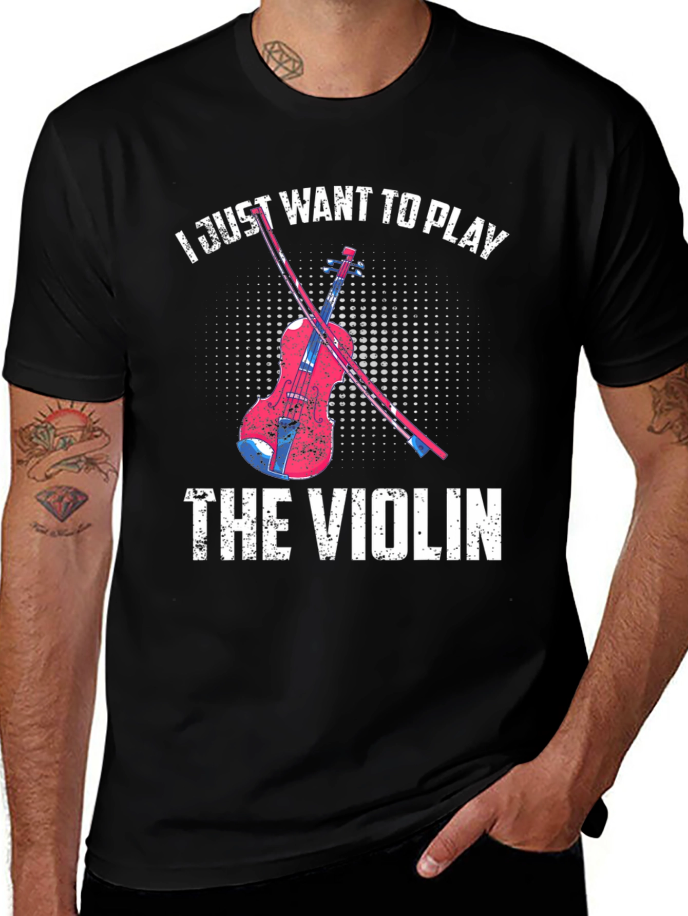 I Just Want To Play The Violin T-Shirt