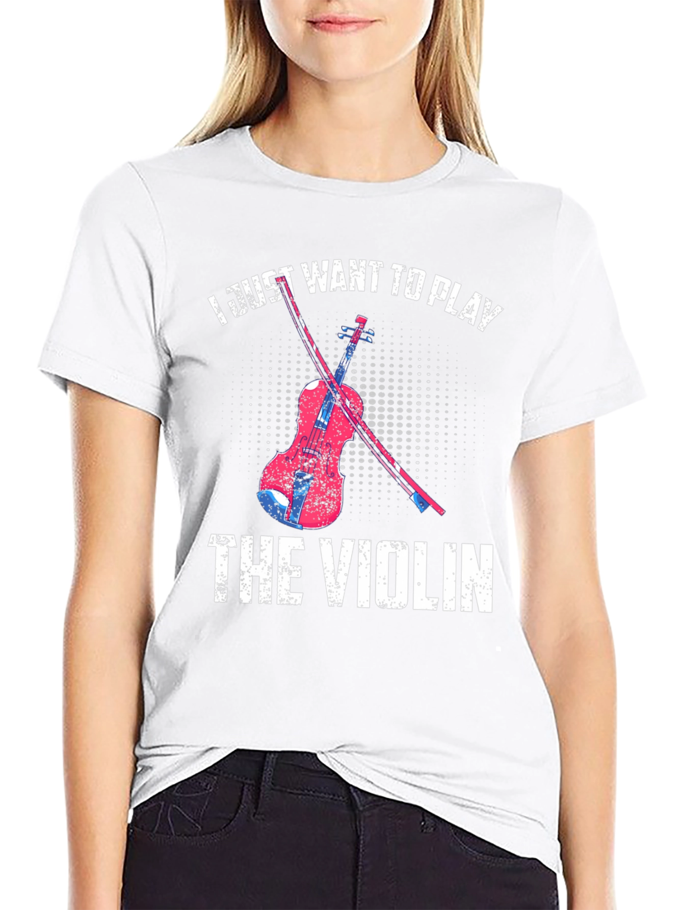 I Just Want To Play The Violin T-Shirt