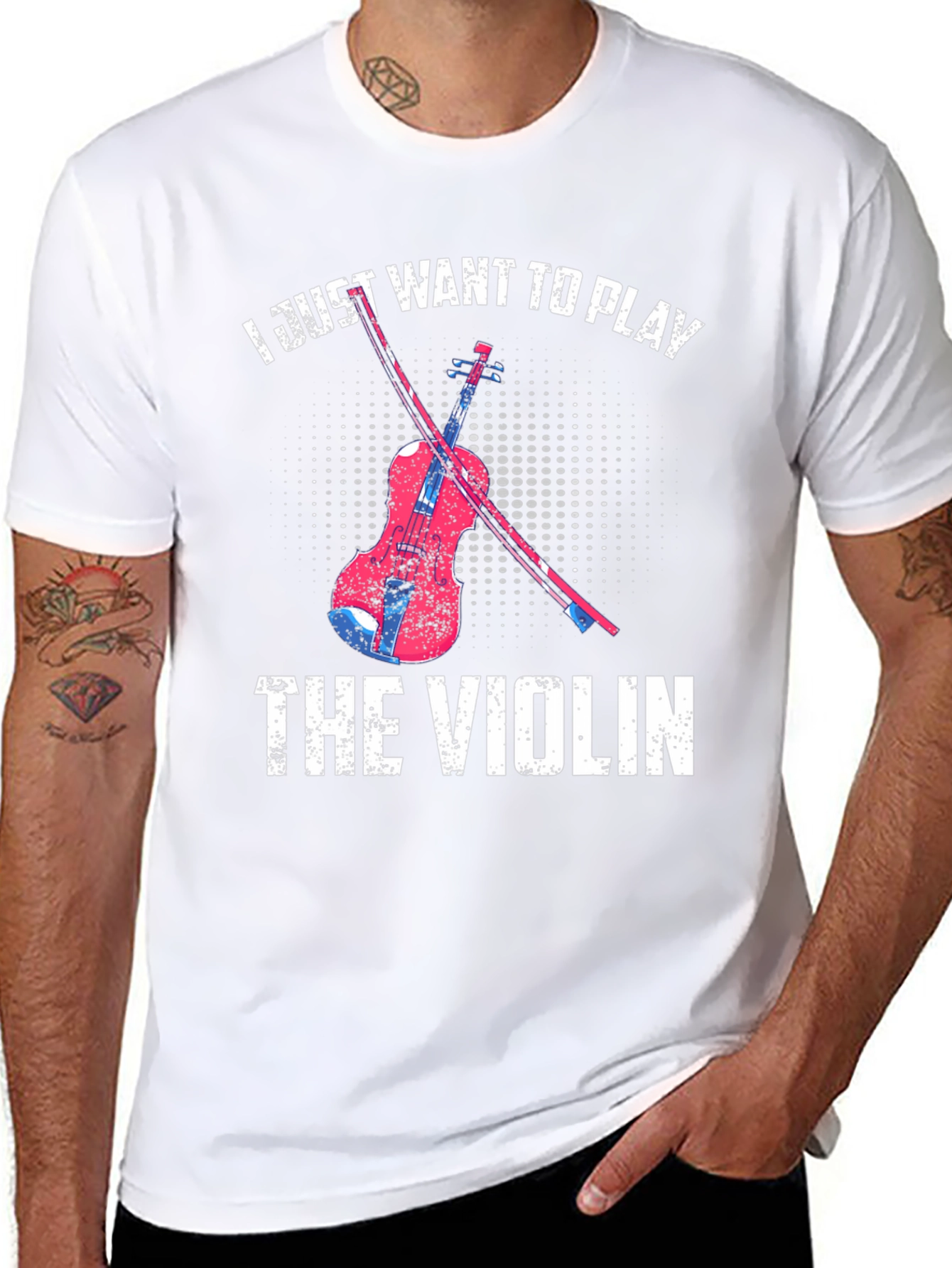 I Just Want To Play The Violin T-Shirt