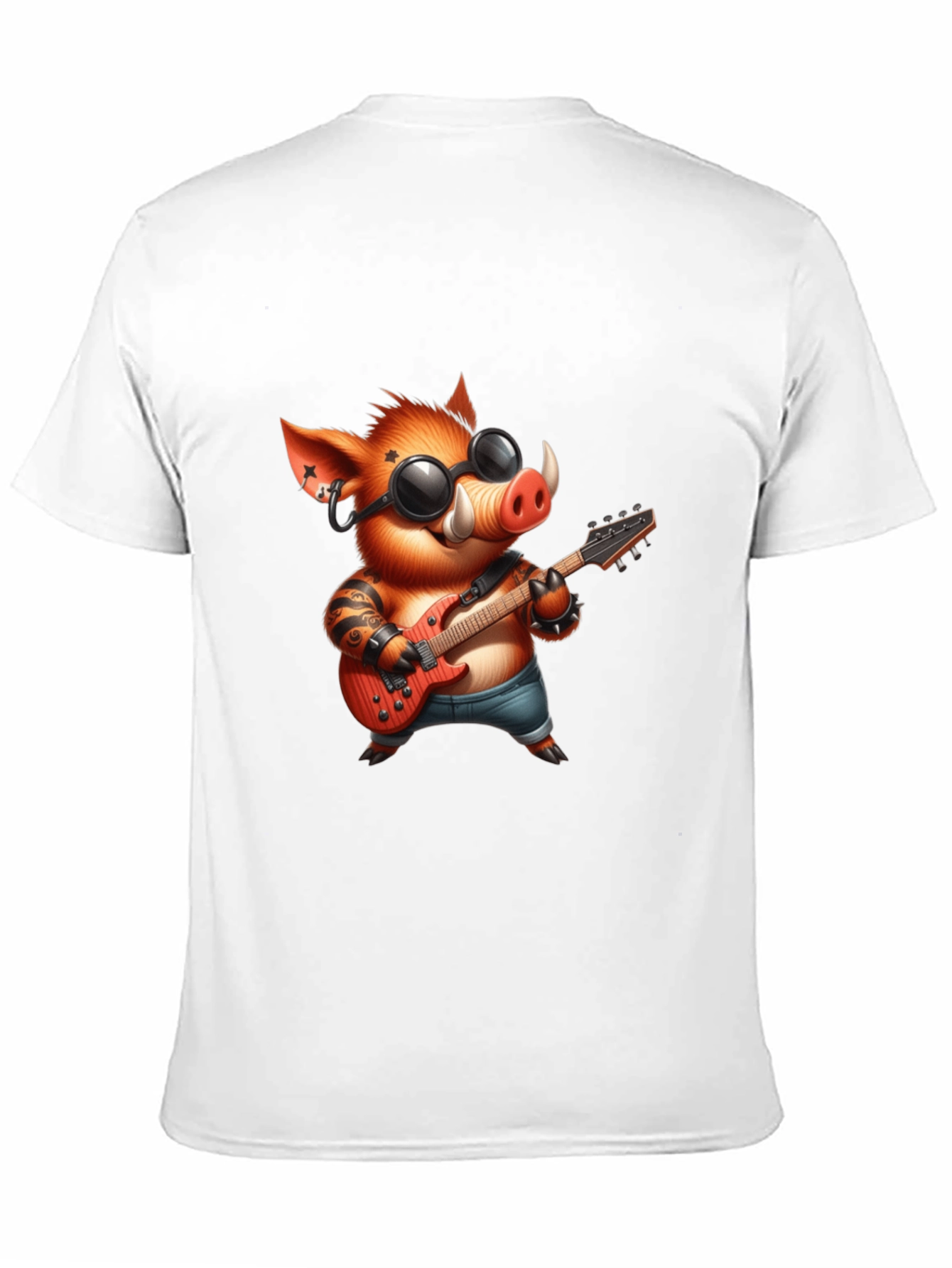 Cool Hog Guitarist T-Shirt