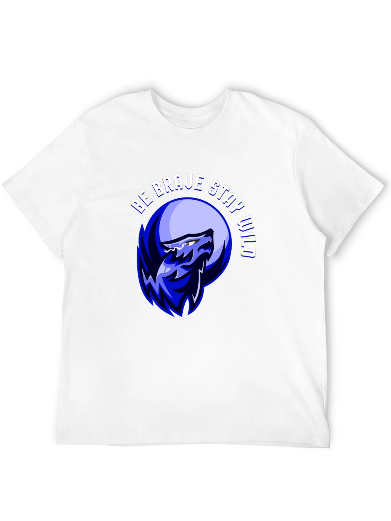 Be Brave Stay Wild Graphic Tee - Black