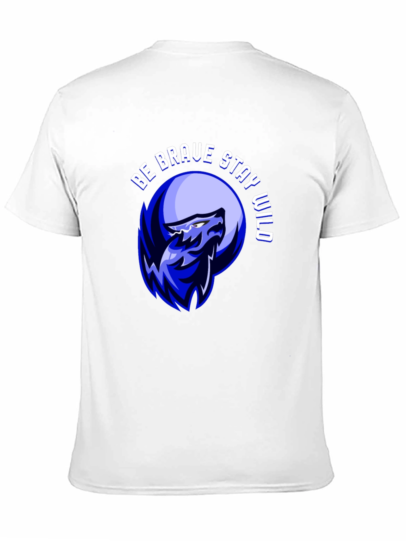 Be Brave Stay Wild Graphic Tee - Black