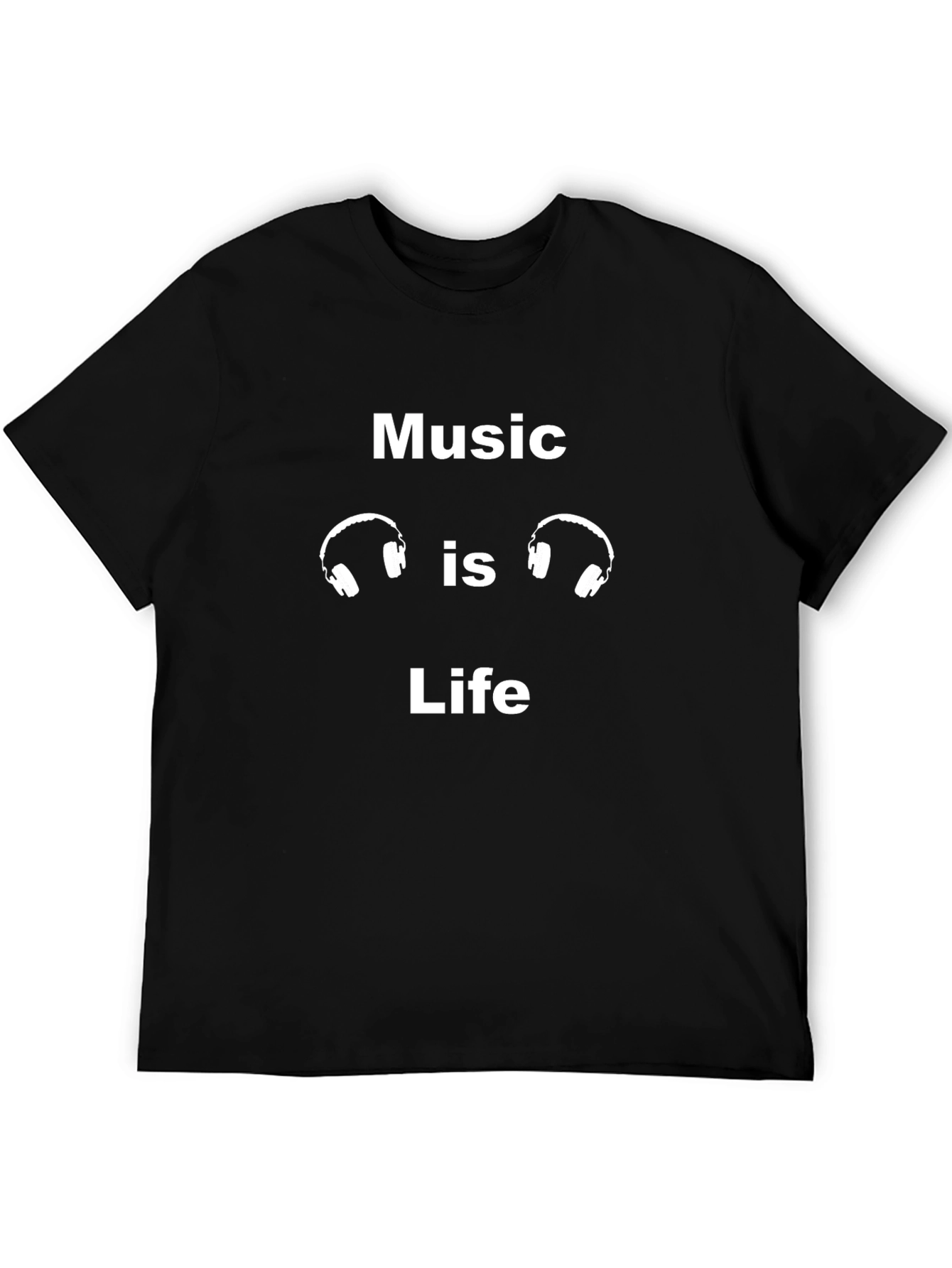 Music is Life T-Shirt - Stylish Graphic Tee