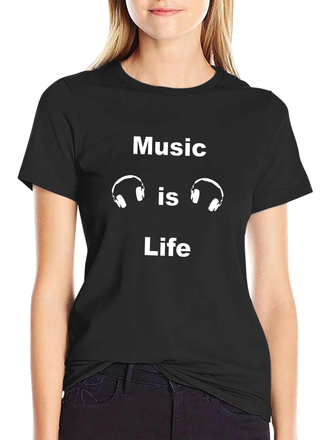 Music is Life T-Shirt - Stylish Graphic Tee