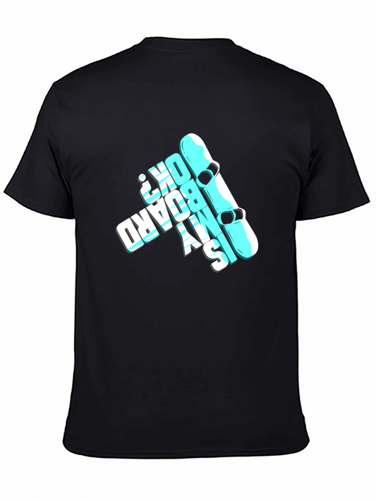 Cool Skateboard Graphic Tee - Is My Board OK?