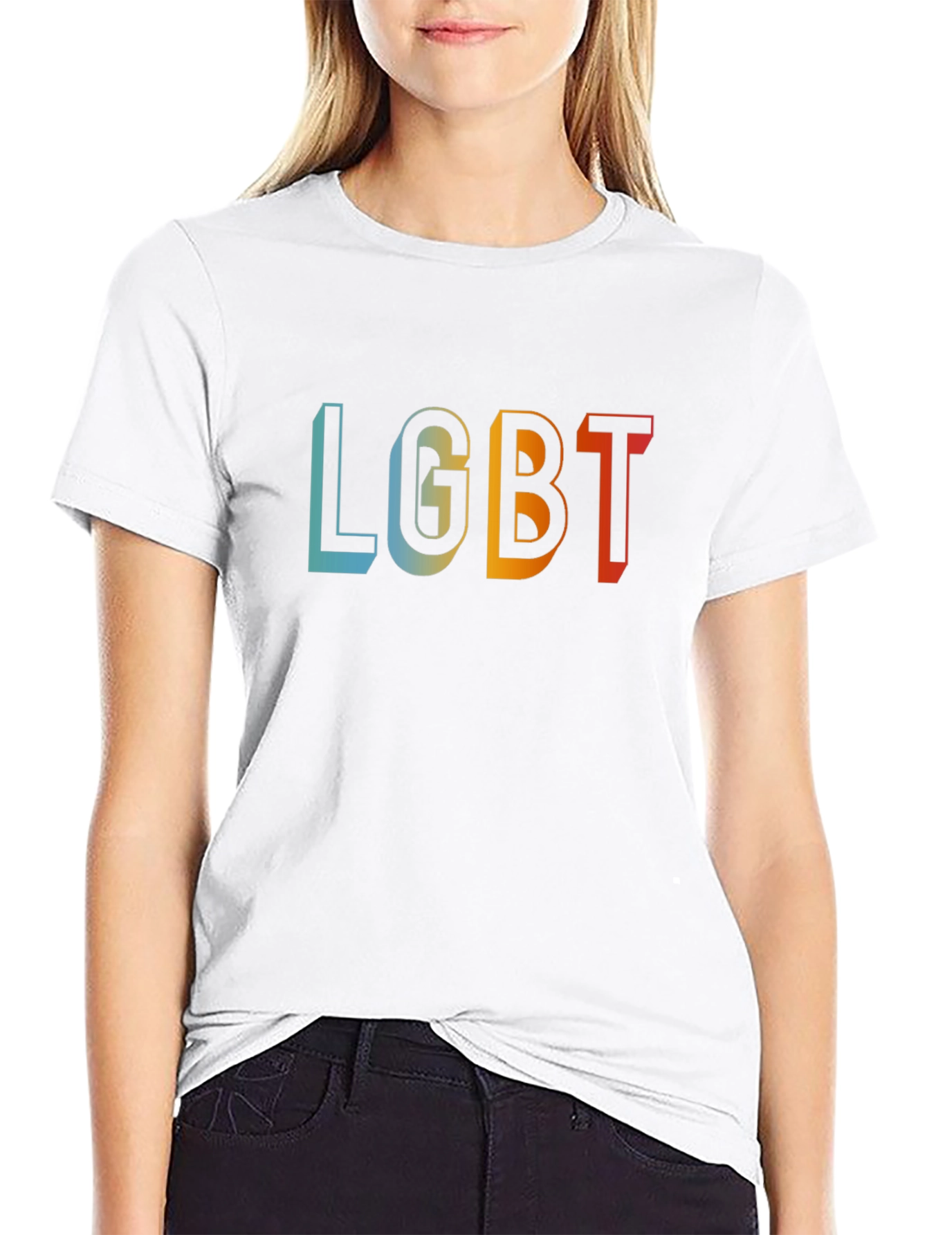 LGBT Pride Retro T-Shirt - Black