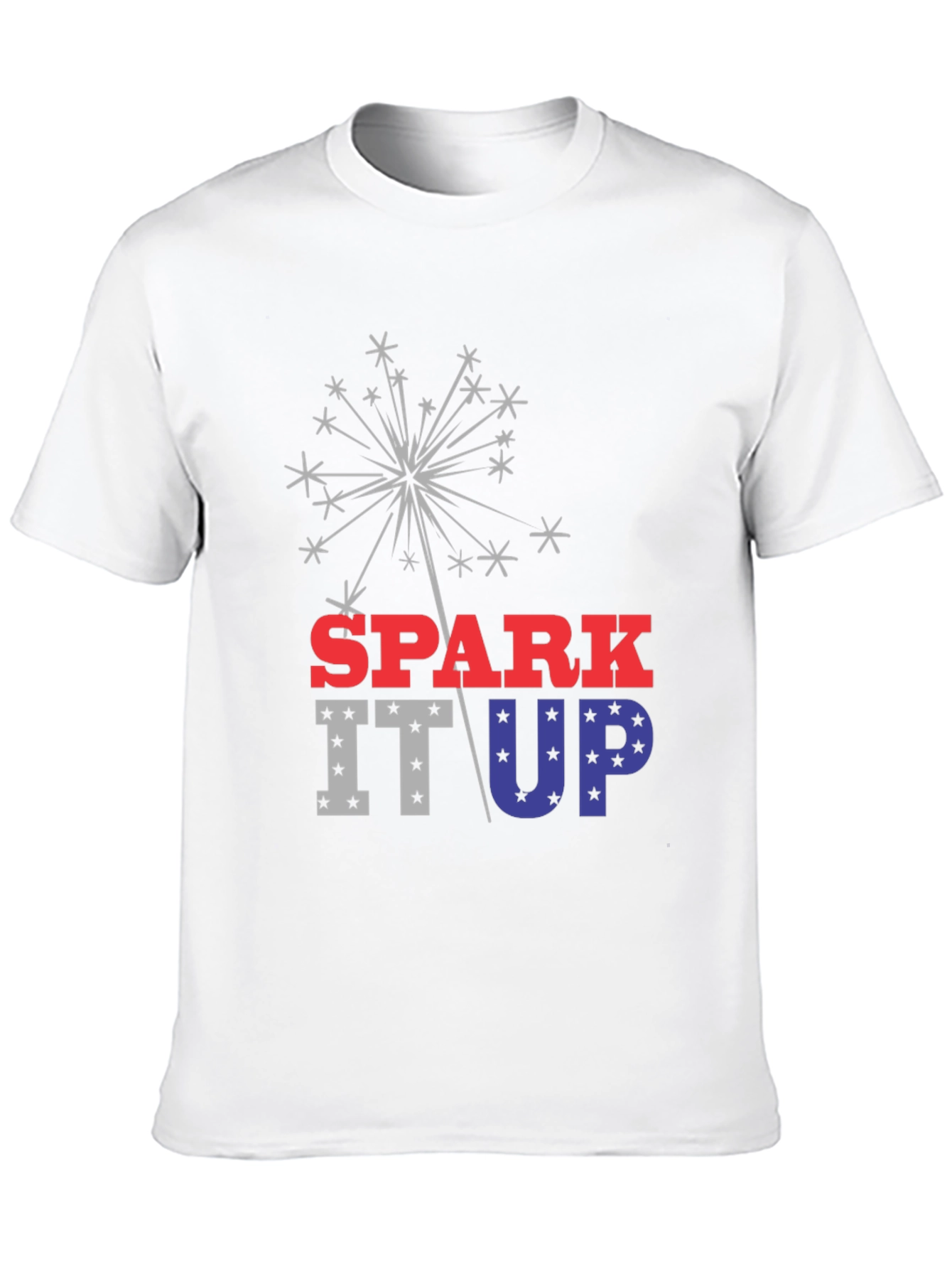 Patriotic Spark It Up Graphic T-Shirt