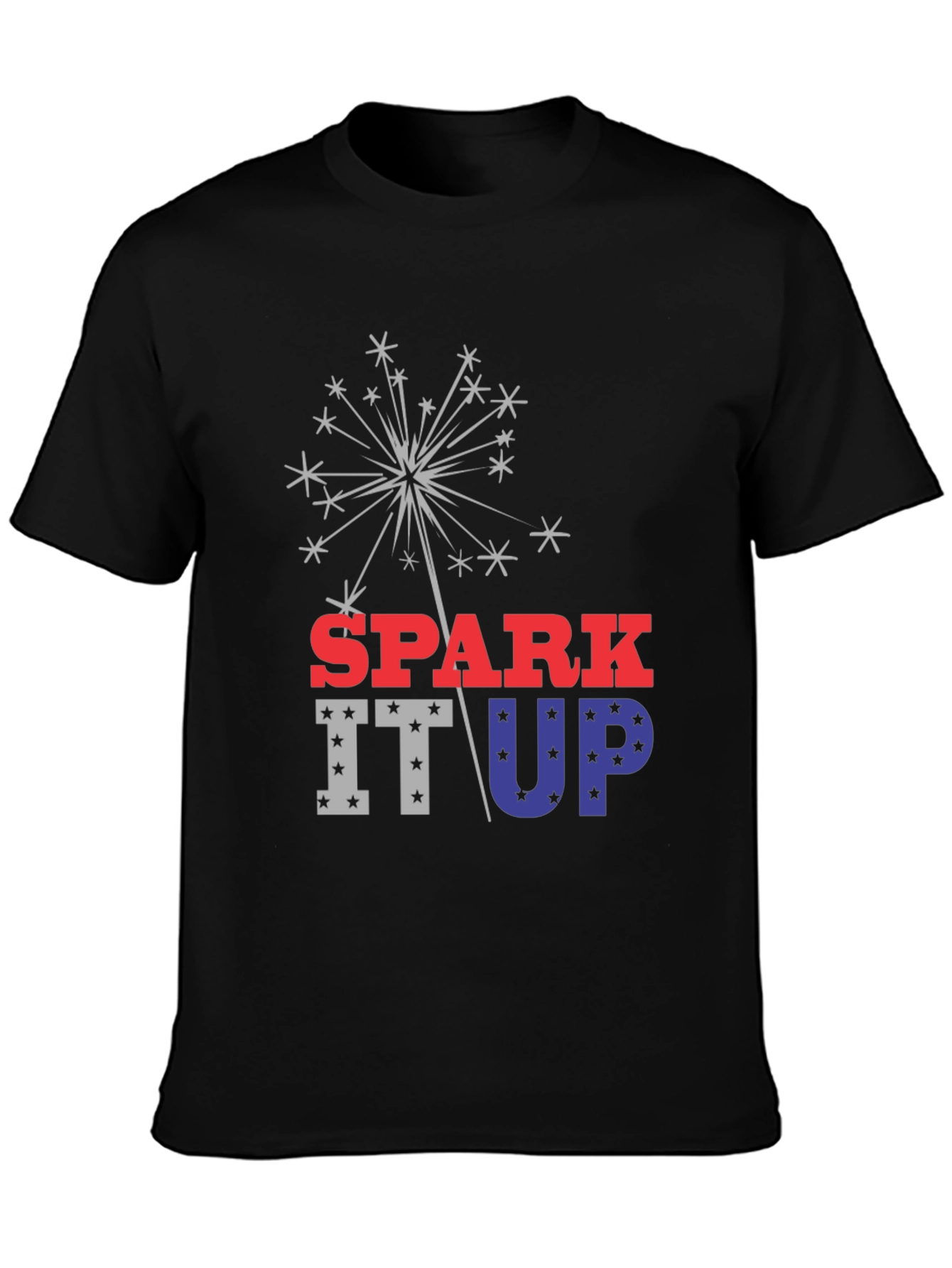 Patriotic Spark It Up Graphic T-Shirt