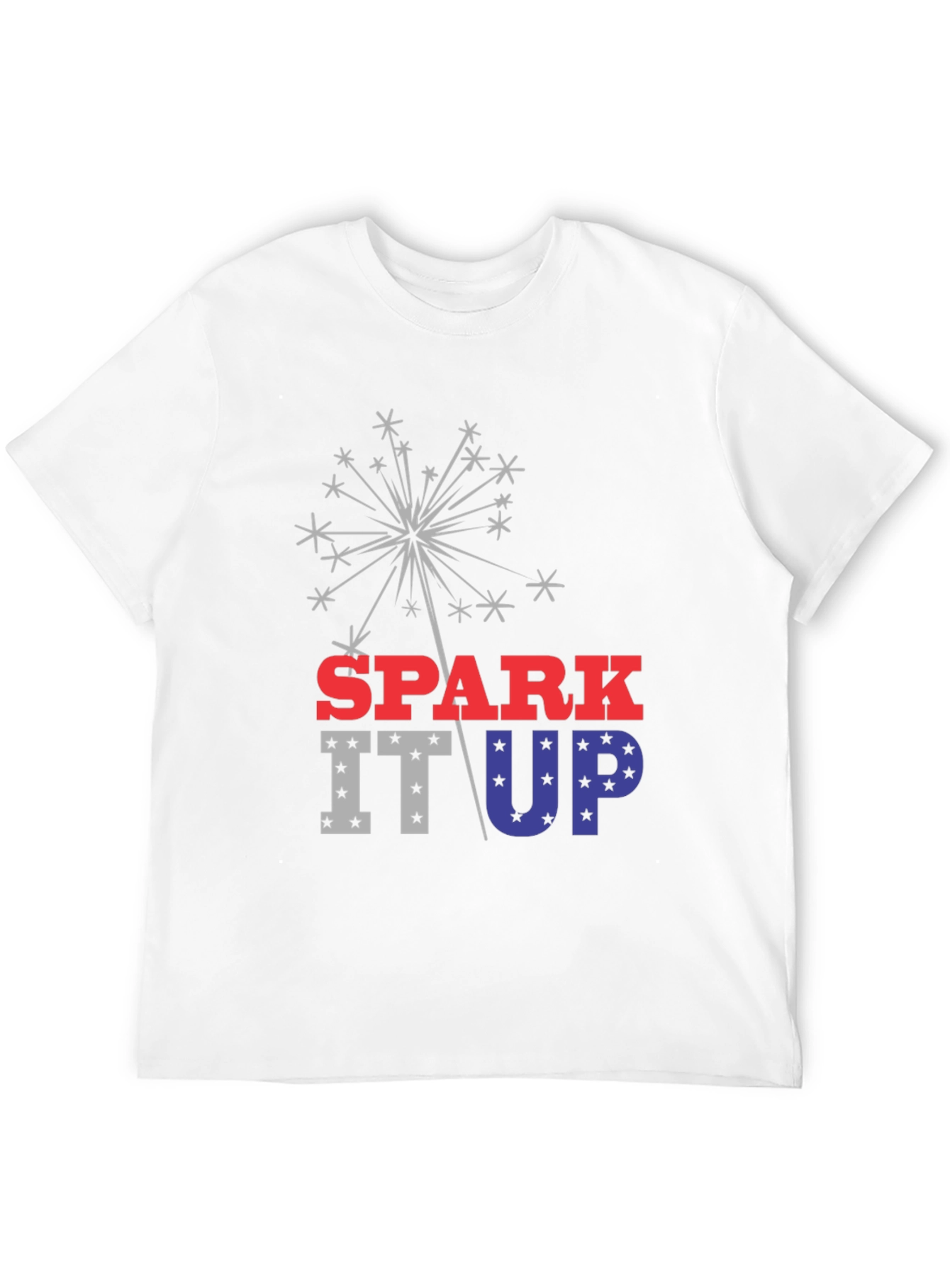 Patriotic Spark It Up Graphic T-Shirt