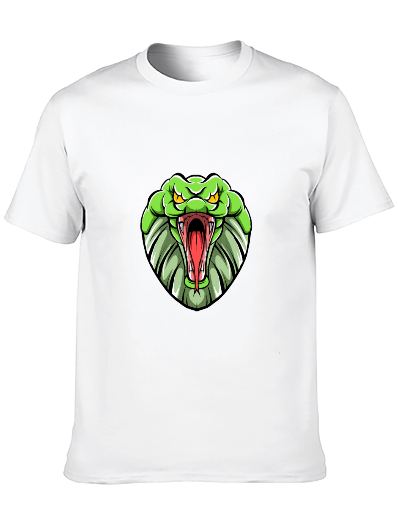 Cobra Graphic Print Tee - Black