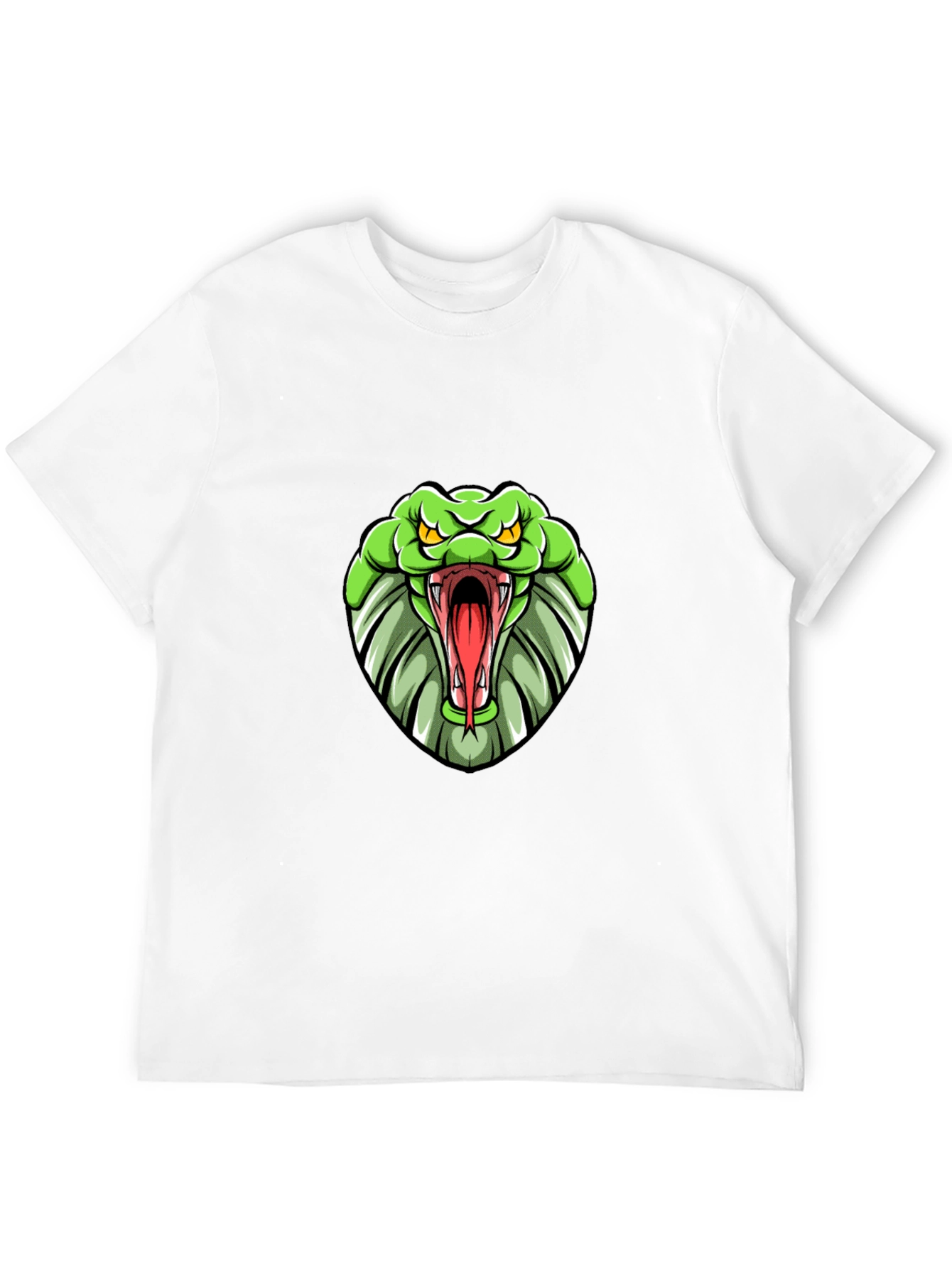 Cobra Graphic Print Tee - Black