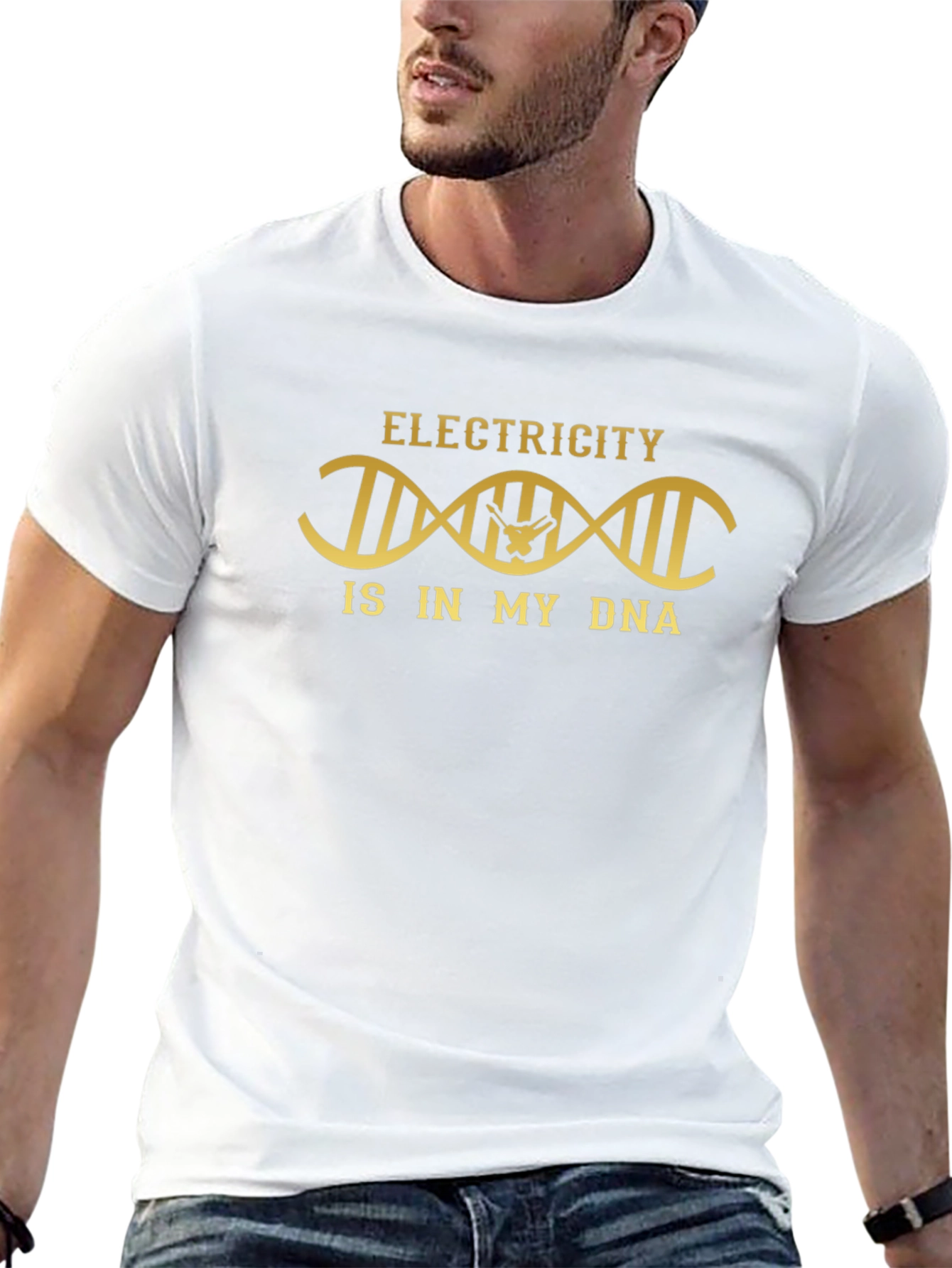 Electricity is in My DNA T-Shirt - Black