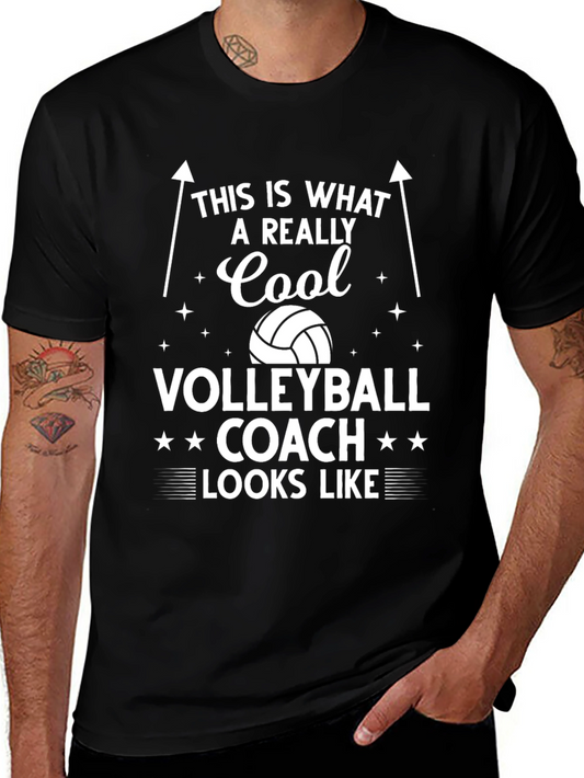 Cool Volleyball Coach T-Shirt