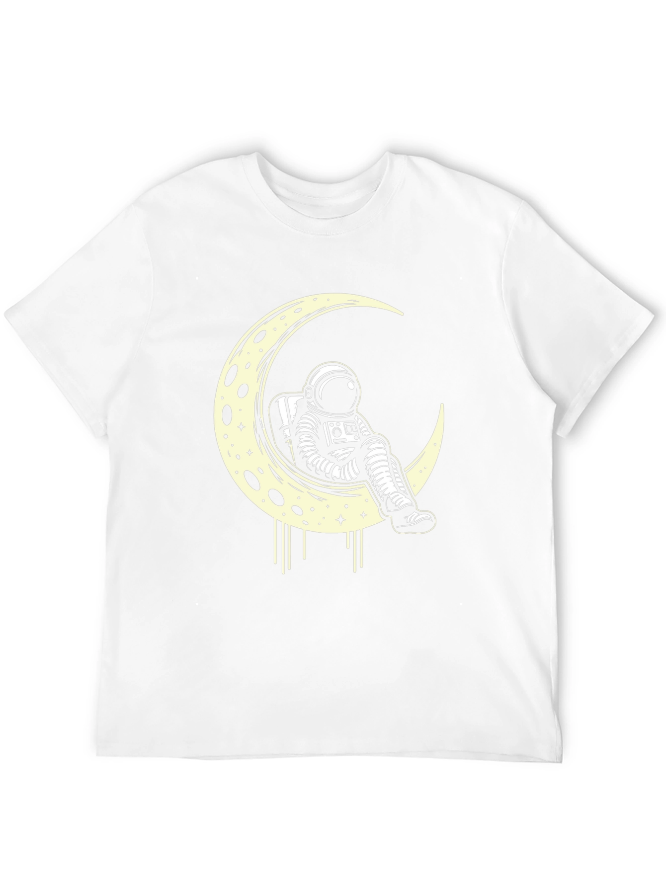 Astronaut Moon Graphic Tee - Cosmic Style