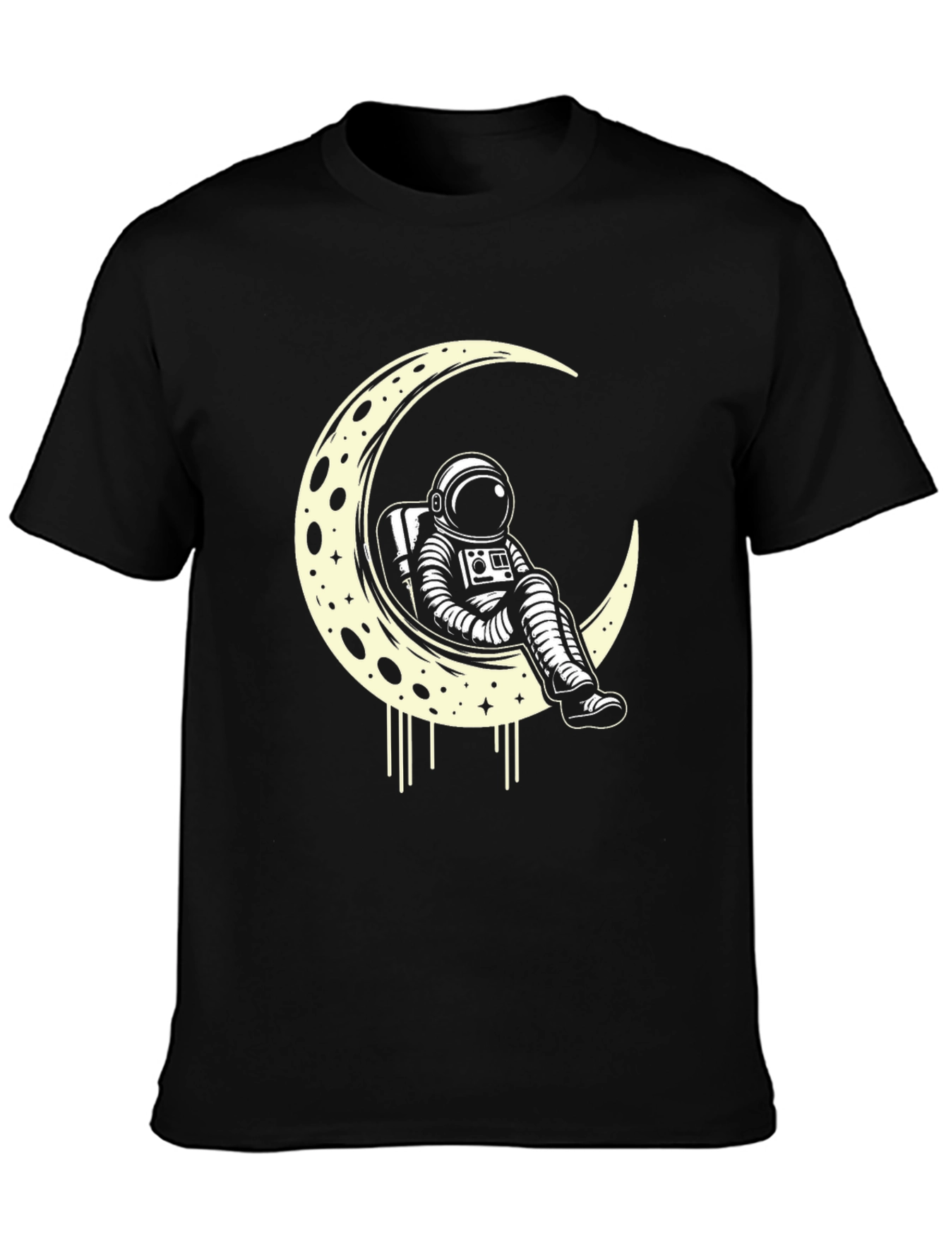Astronaut Moon Graphic Tee - Cosmic Style