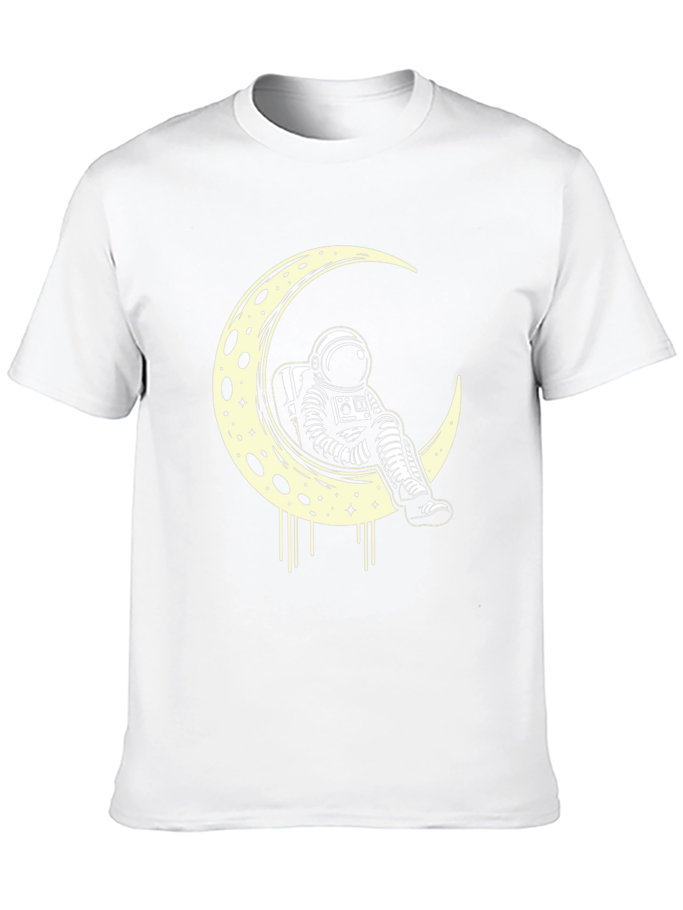 Astronaut Moon Graphic Tee - Cosmic Style