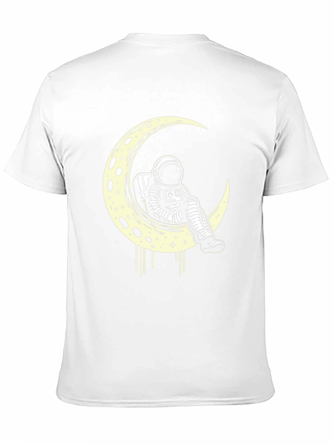 Astronaut Moon Graphic Tee - Cosmic Style