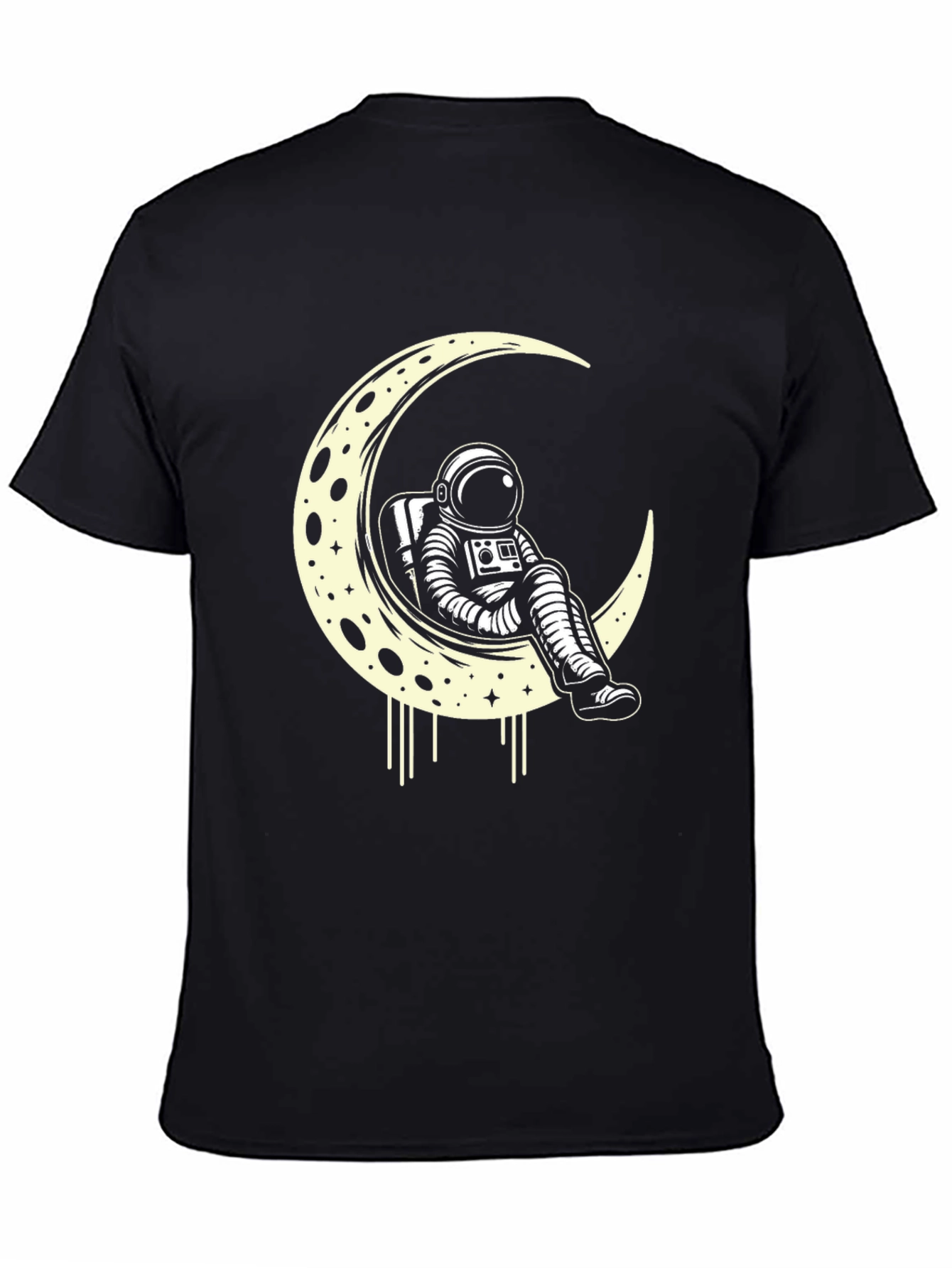 Astronaut Moon Graphic Tee - Cosmic Style