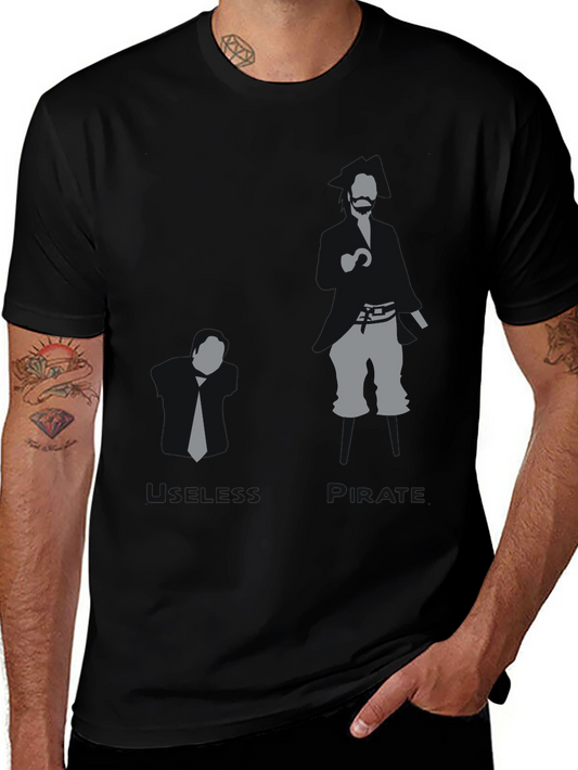 Business vs. Pirate Graphic T-Shirt