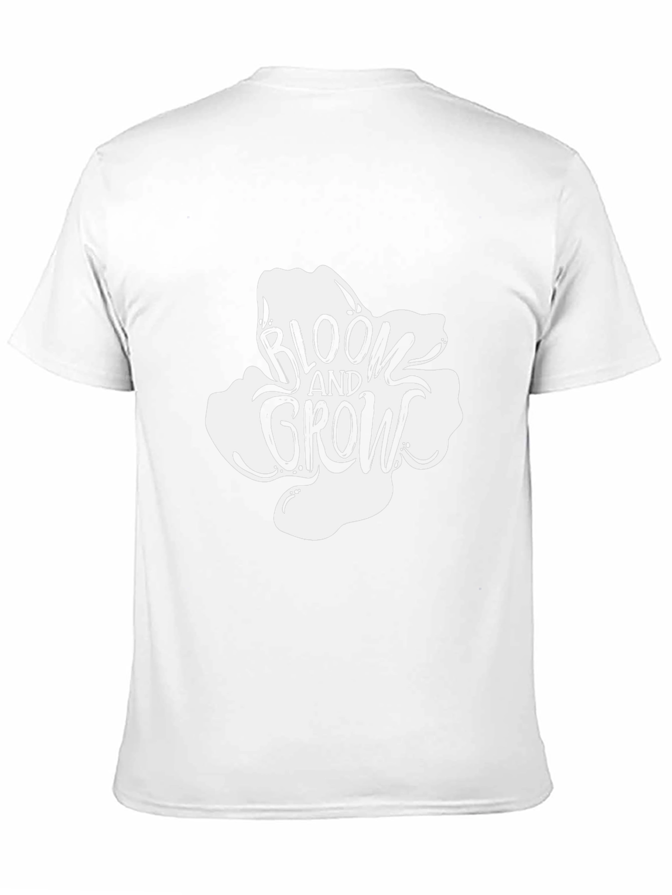 Bloom and Grow Graphic Tee - Black Cotton T-Shirt