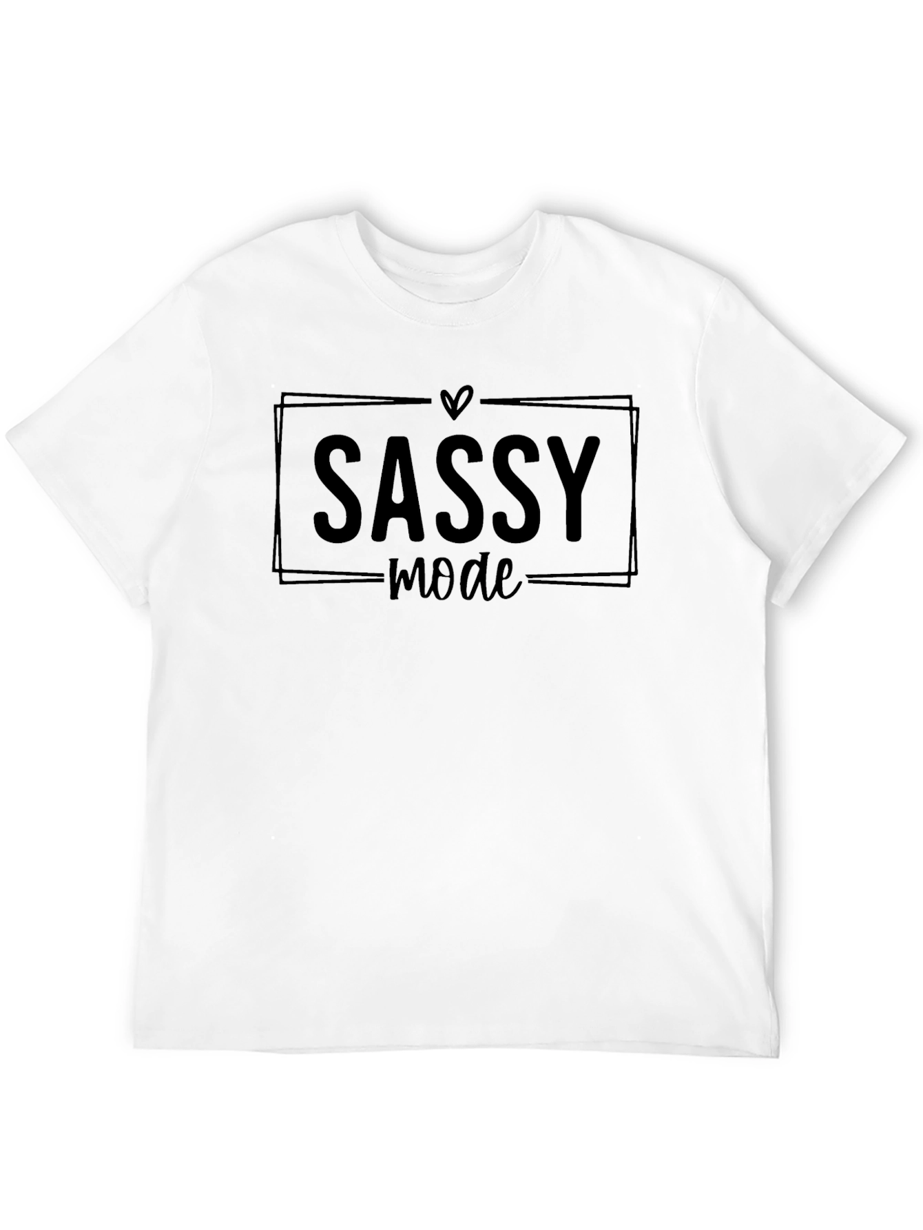 Sassy Mode Black Graphic Tee